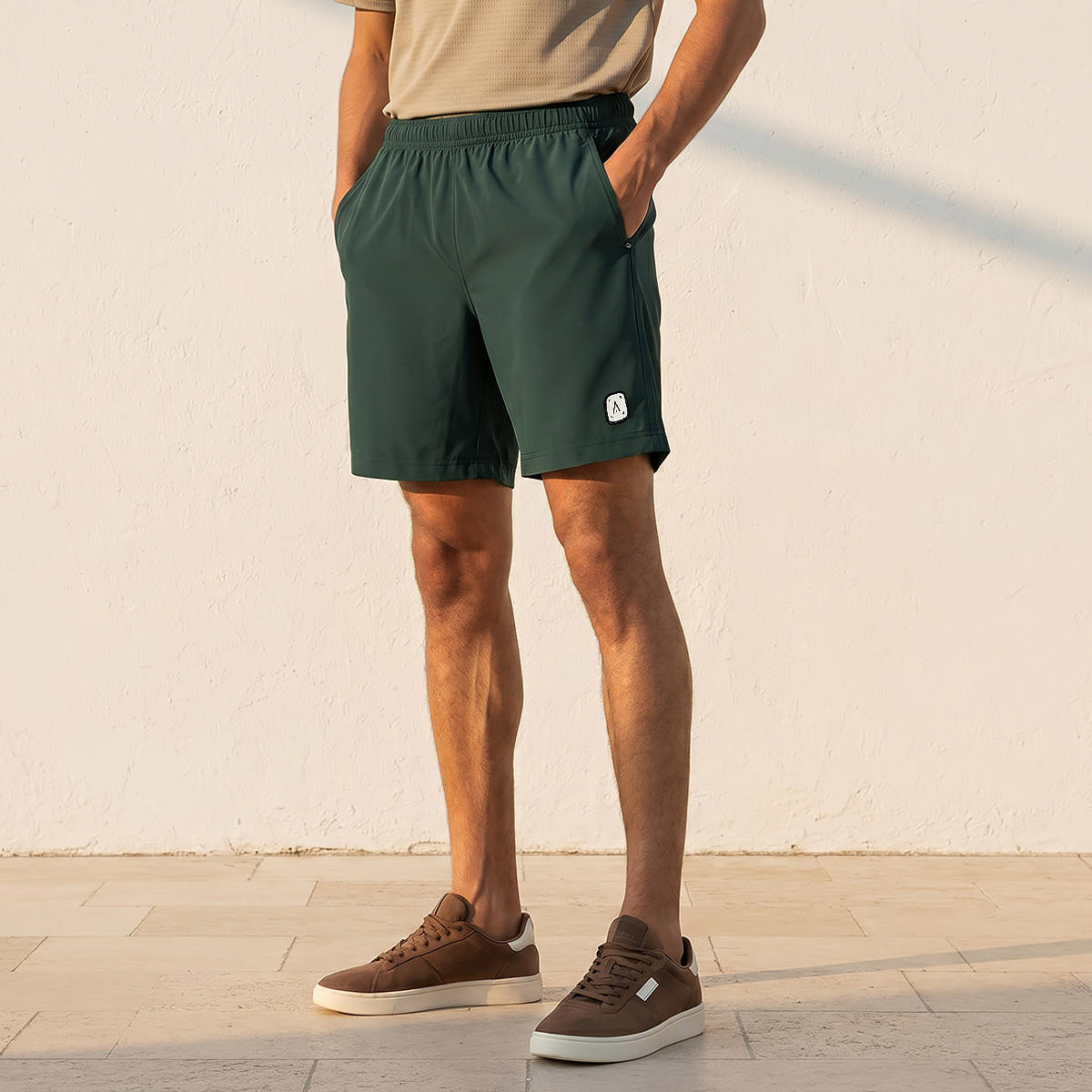 Men 4-Way Stretch Performance Shorts-men-clothing-bottoms-shorts-image-1