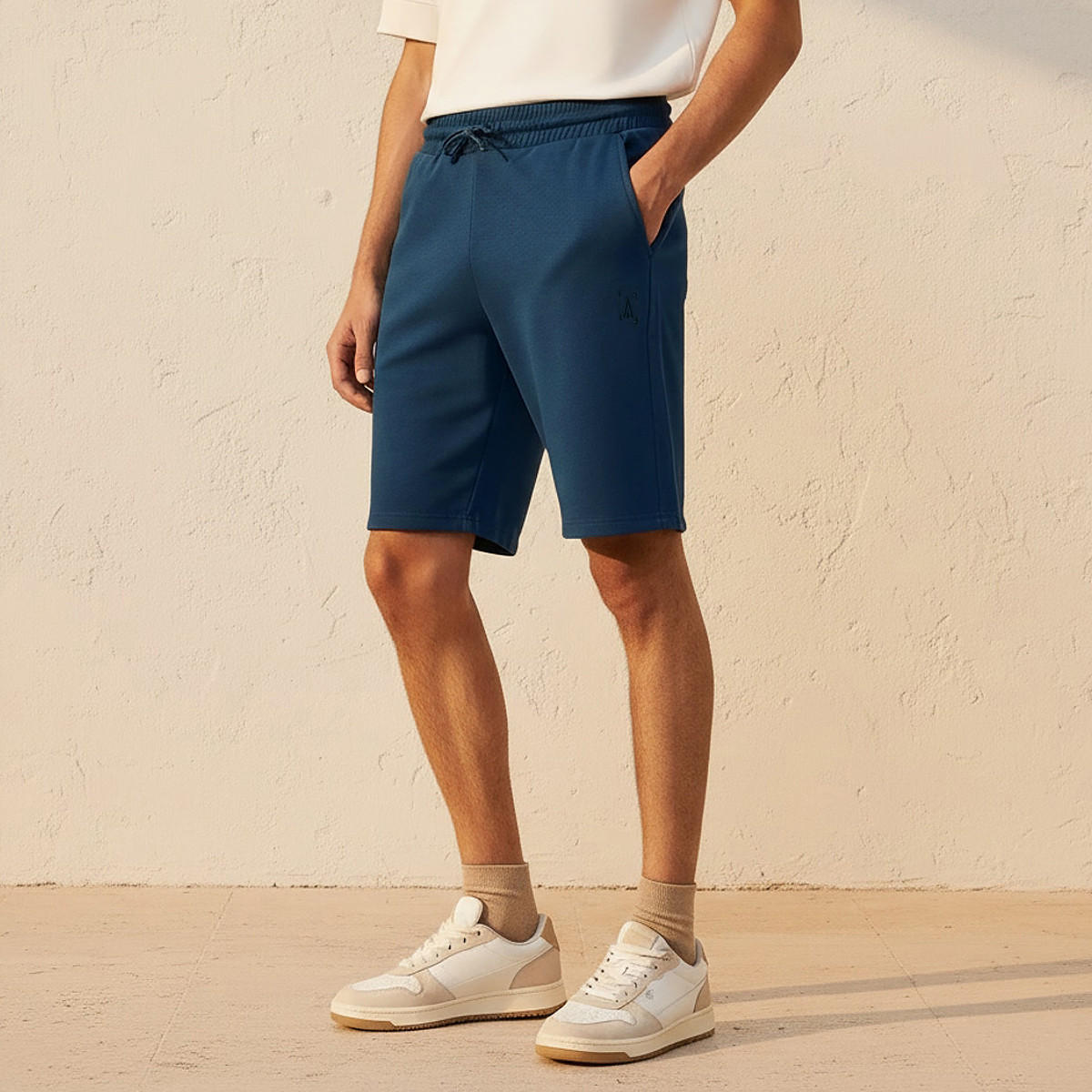 Men Performance Perforated Panel Shorts-men-clothing-bottoms-shorts-image-1