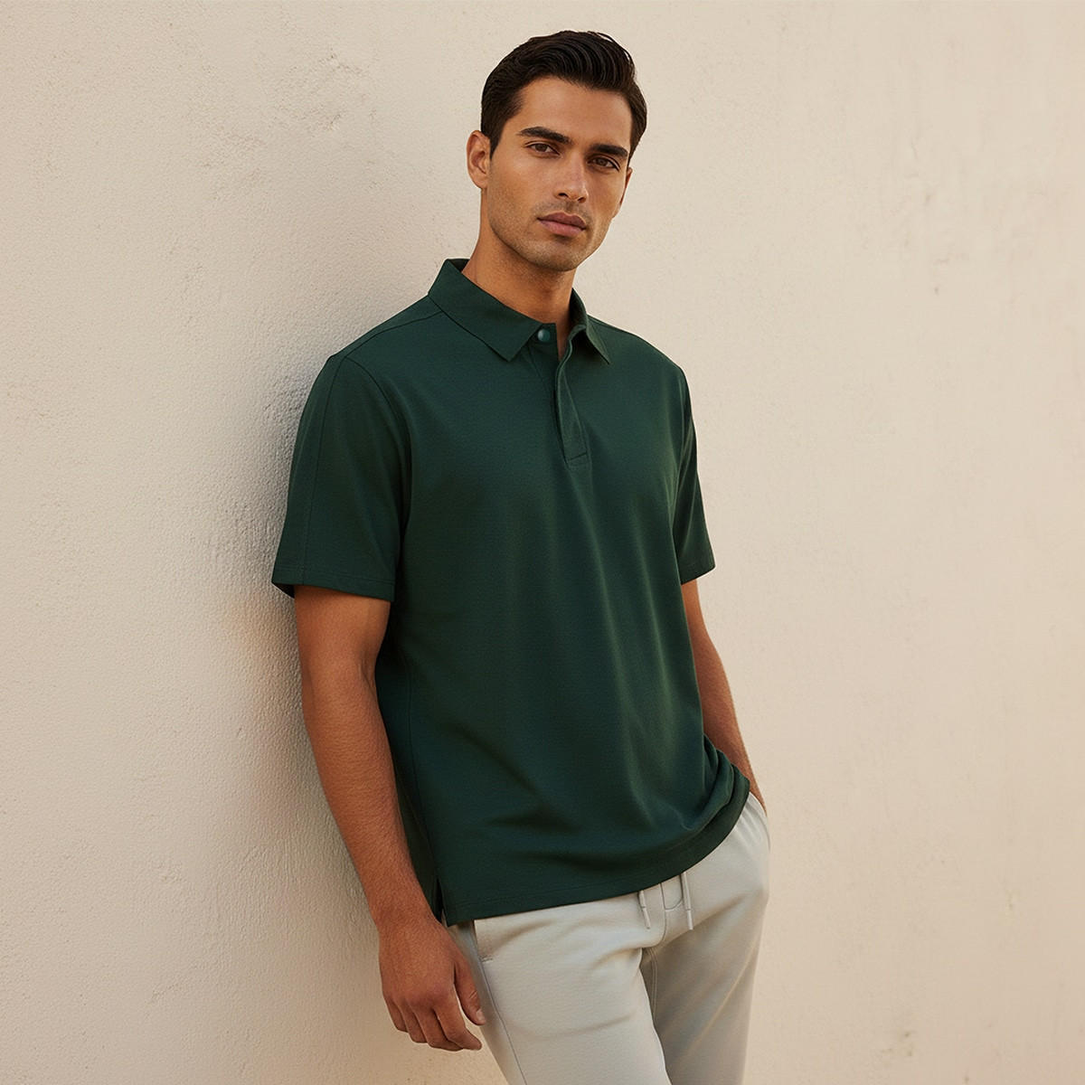 Collared 2 Way Stretch Polo T-shirt-men-clothing-sportswearandactivewear-tshirtsandpolos-image-1