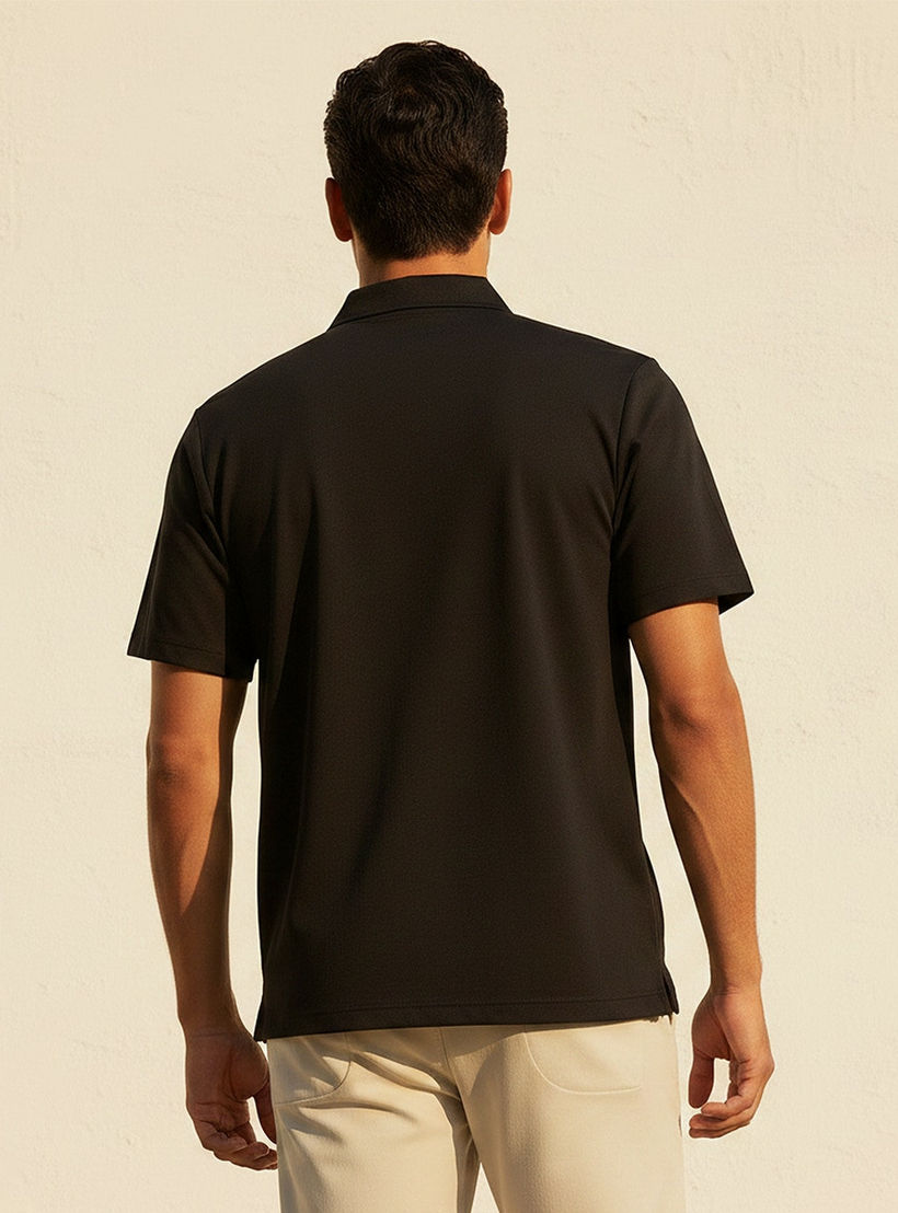 تيشيرت بولو مرن بياقة كلاسيكية أنيقة-men-clothing-sportswearandactivewear-tshirtsandpolos-image-4