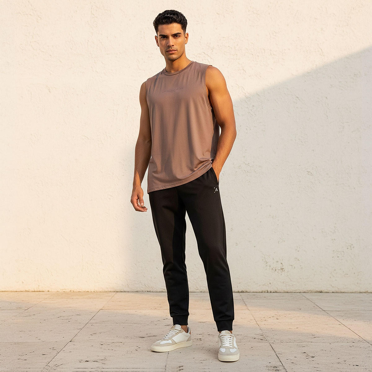 Crew Neck Sleeveless T-shirt-men-clothing-sportswearandactivewear-tshirtsandpolos-image-3