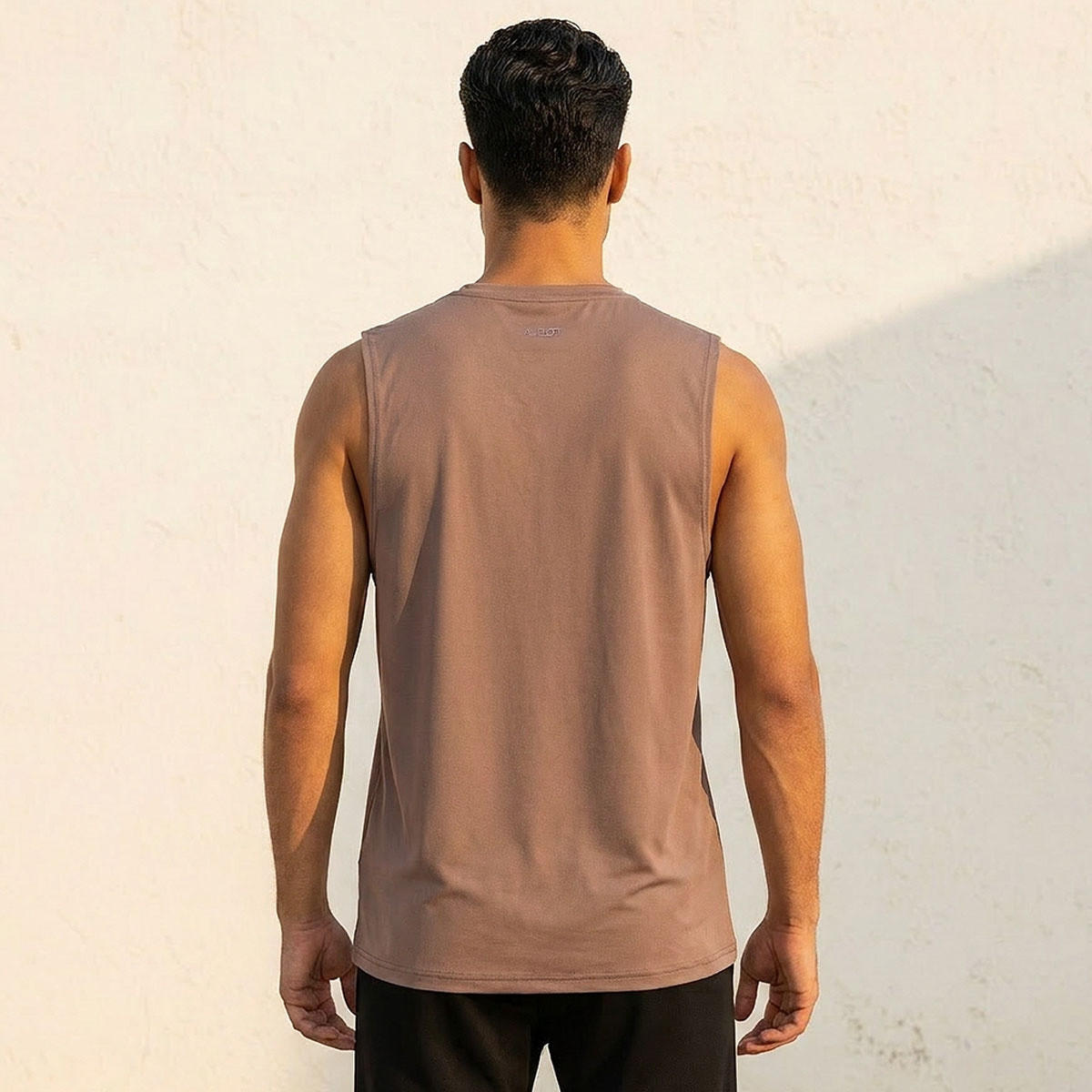 Crew Neck Sleeveless T-shirt-men-clothing-sportswearandactivewear-tshirtsandpolos-image-4