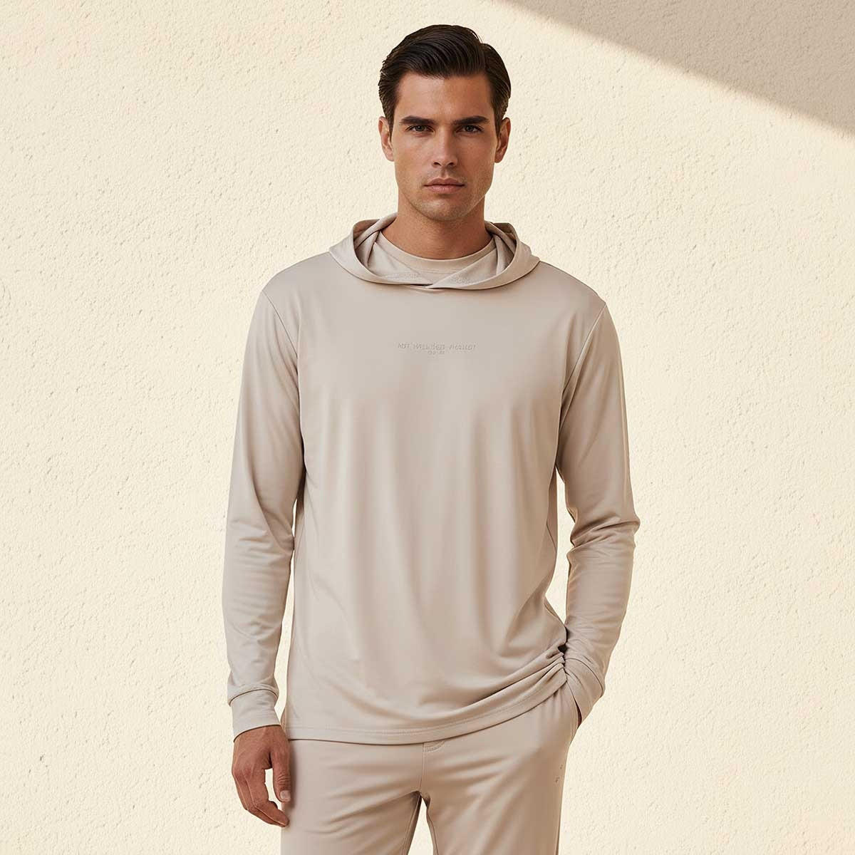 هودي رياضي ناعم بأكمام طويلة وطبعة عصرية-men-winterwear-hoodiesandsweatshirts-image-1