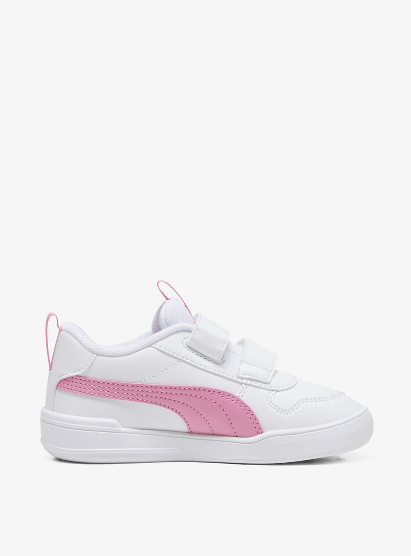 Puma Girls' Panelled Sports Shoes with Hook and Loop Closure - Multiflex SL V PS-baby-girls-shoes-closedshoes-image-2