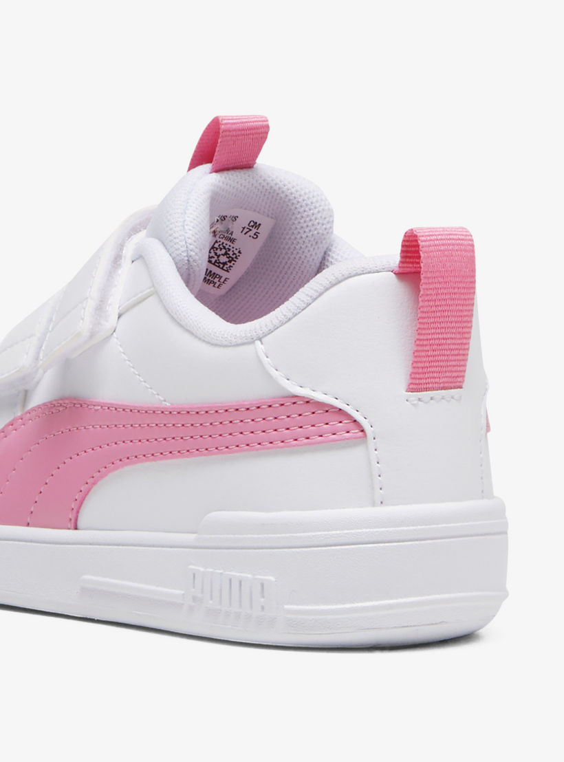 Puma Girls' Panelled Sports Shoes with Hook and Loop Closure - Multiflex SL V PS-baby-girls-shoes-closedshoes-image-3