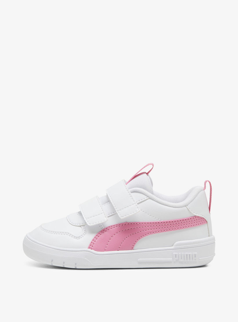 Puma Girls' Panelled Sports Shoes with Hook and Loop Closure - Multiflex SL V PS-baby-girls-shoes-closedshoes-image-4