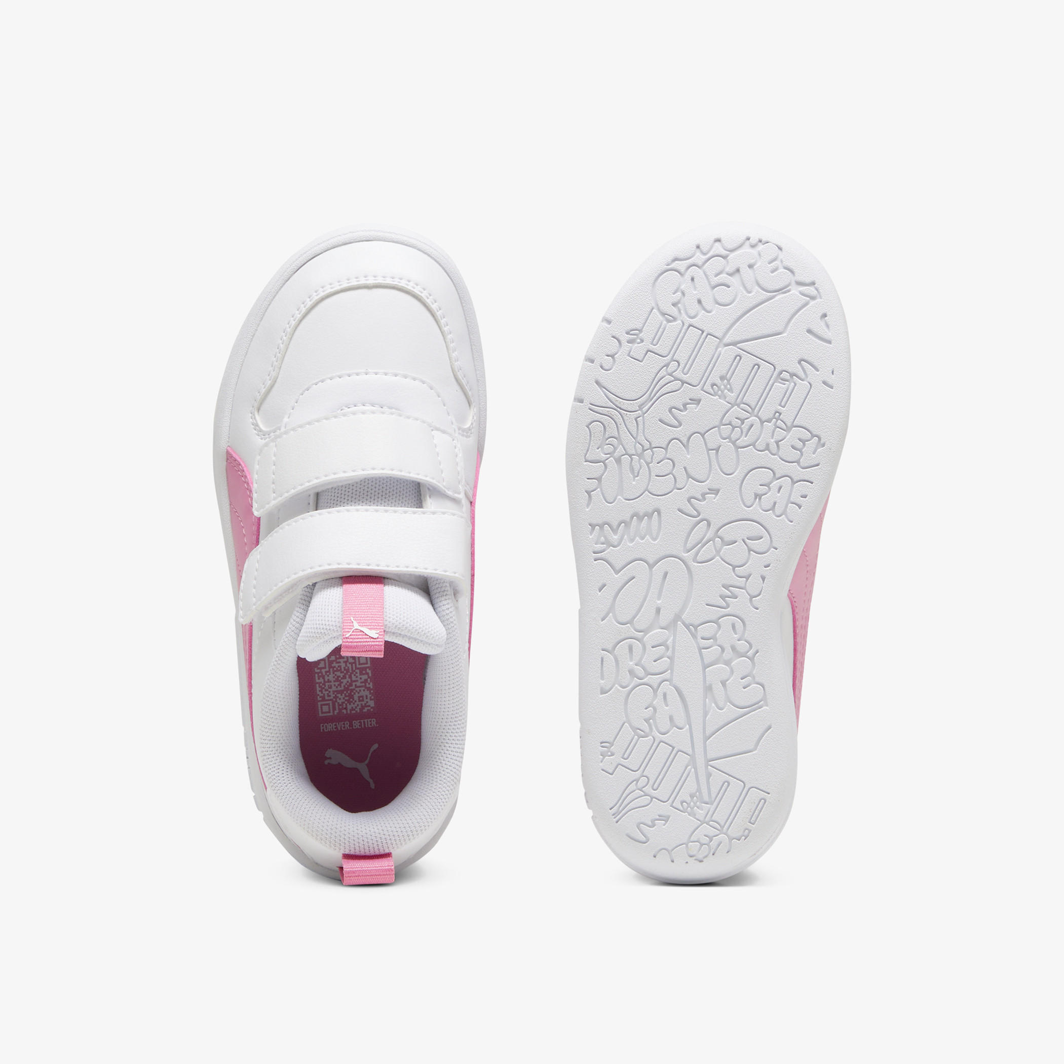 Puma Girls' Panelled Sports Shoes with Hook and Loop Closure - Multiflex SL V PS-baby-girls-shoes-closedshoes-image-5