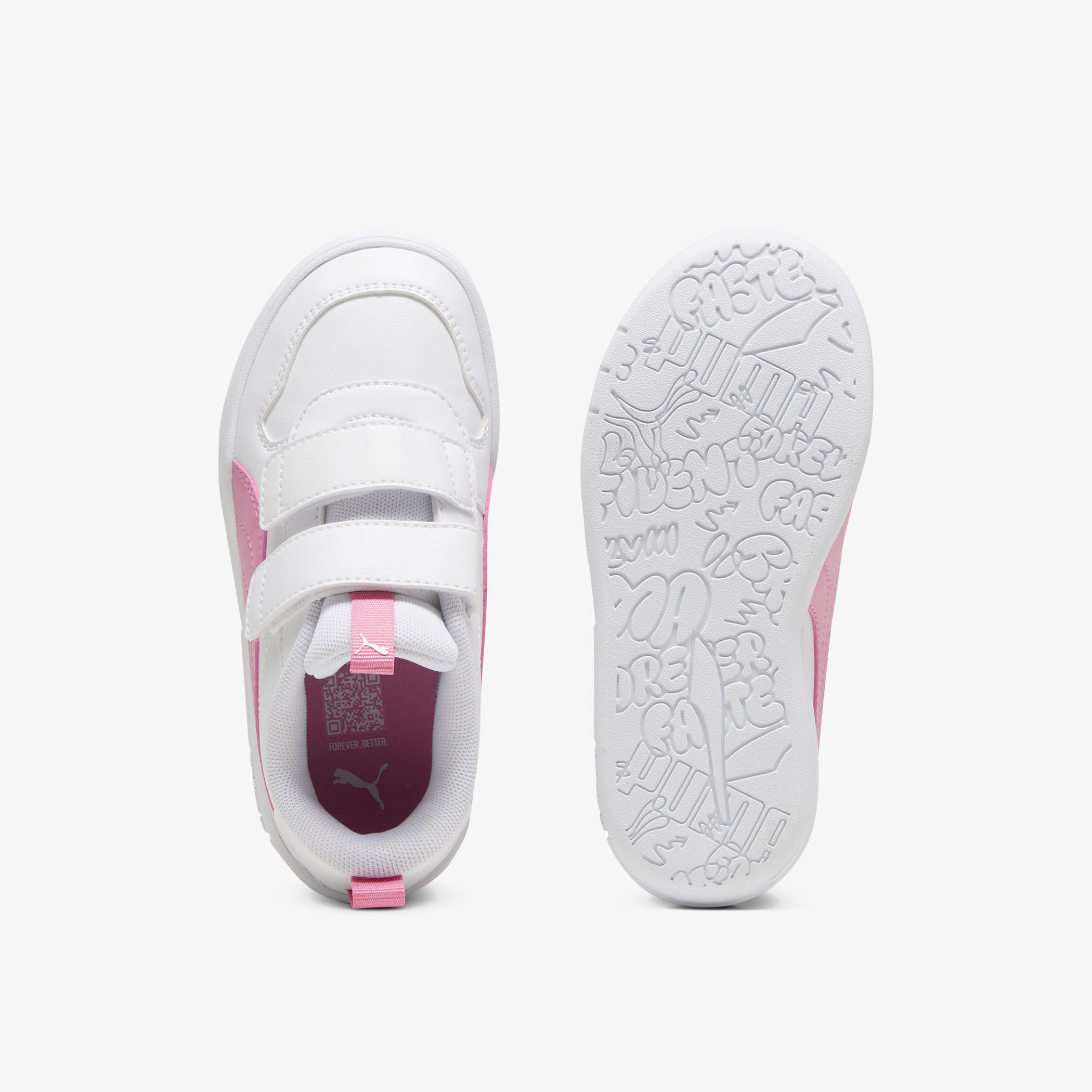 حذاء رياضي متعدد التصاميم بشريط إغلاق لاصق للبنات من بوما - Multiflex SL V PS-baby-girls-shoes-closedshoes-image-5