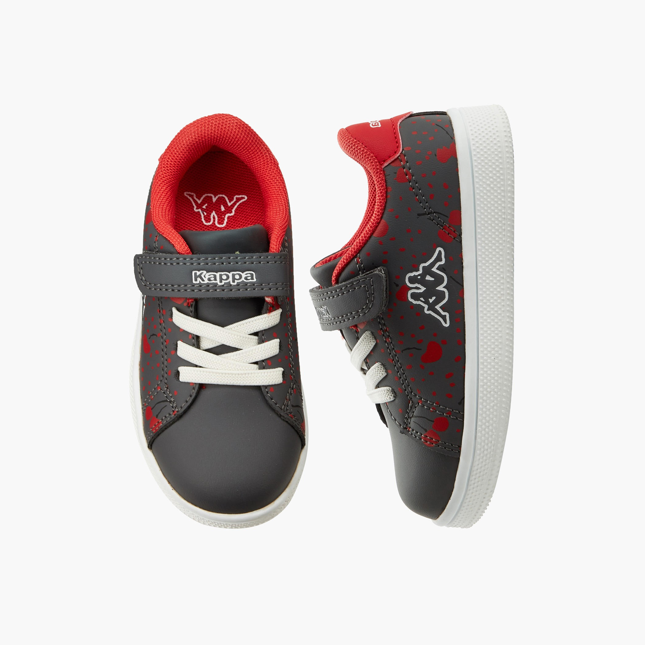 Kappa Girls Hook & Loop Sports Shoes-baby-girls-shoes-closedshoes-image-1
