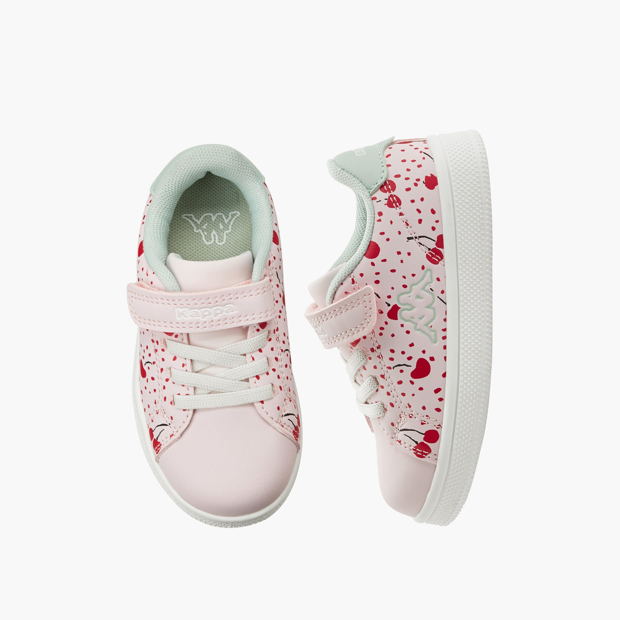 Kappa Girls Hook & Loop Sports Shoes-baby-girls-shoes-closedshoes-image-1