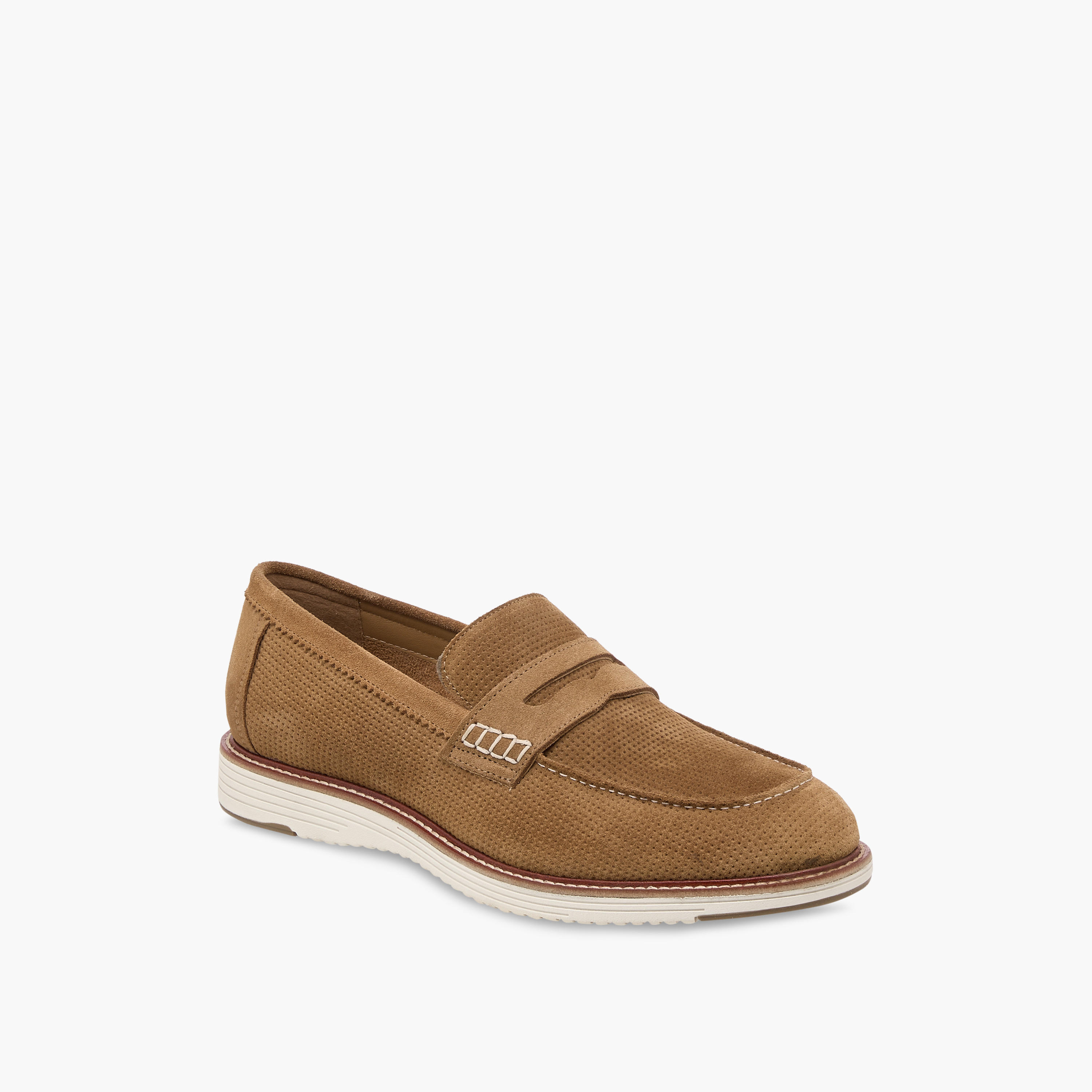 Duchini Men's Textured Slip-On Loafers-men-shoes-loafersandmoccasins-image-2