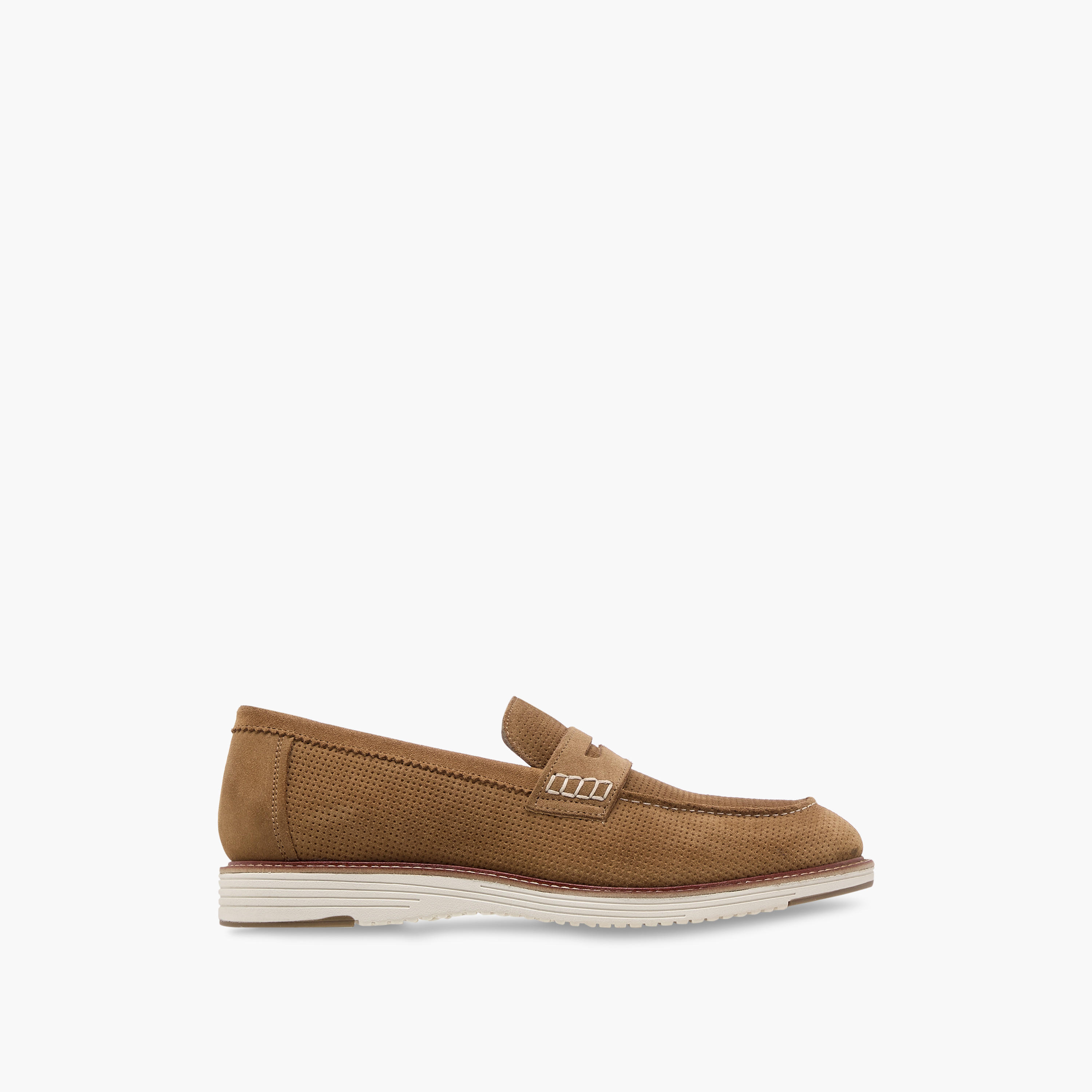 Duchini Men's Textured Slip-On Loafers-men-shoes-loafersandmoccasins-image-3