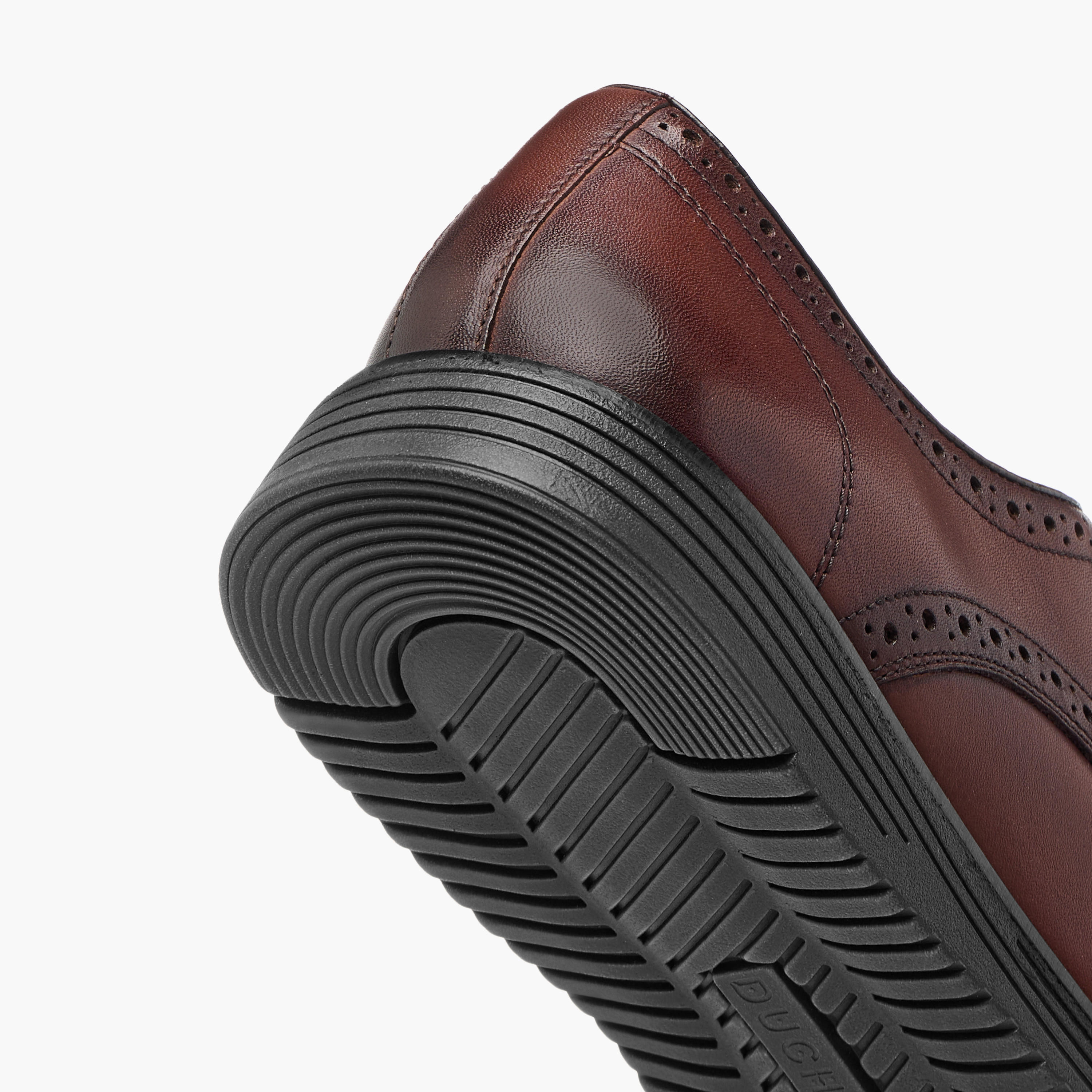Duchini Men's Leather Perforated Lace-Up Derby Shoes-men-shoes-formalshoes-image-5