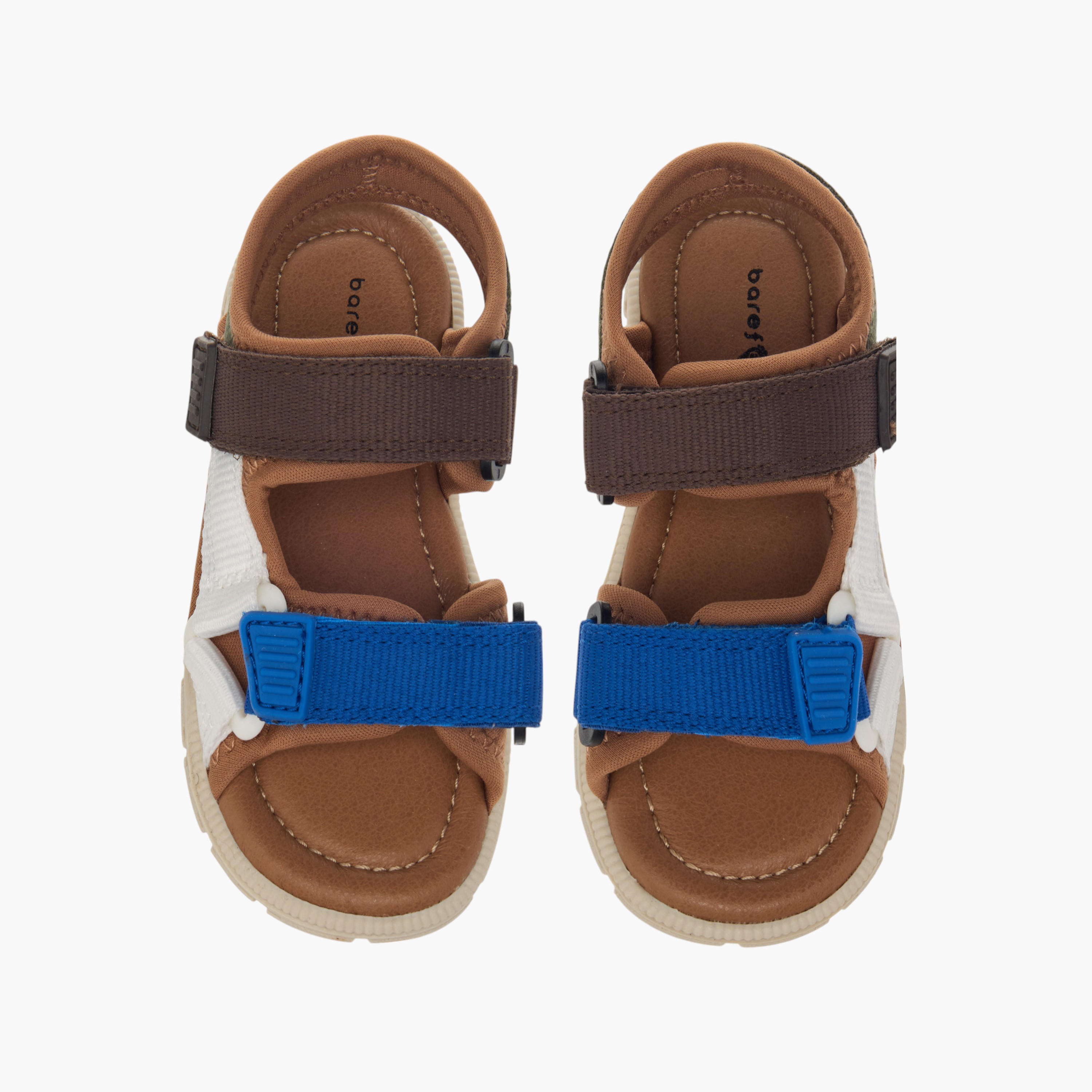 Barefeet Colourblock Floaters with Hook and Loop Closure-boys-shoes-sandals-image-1