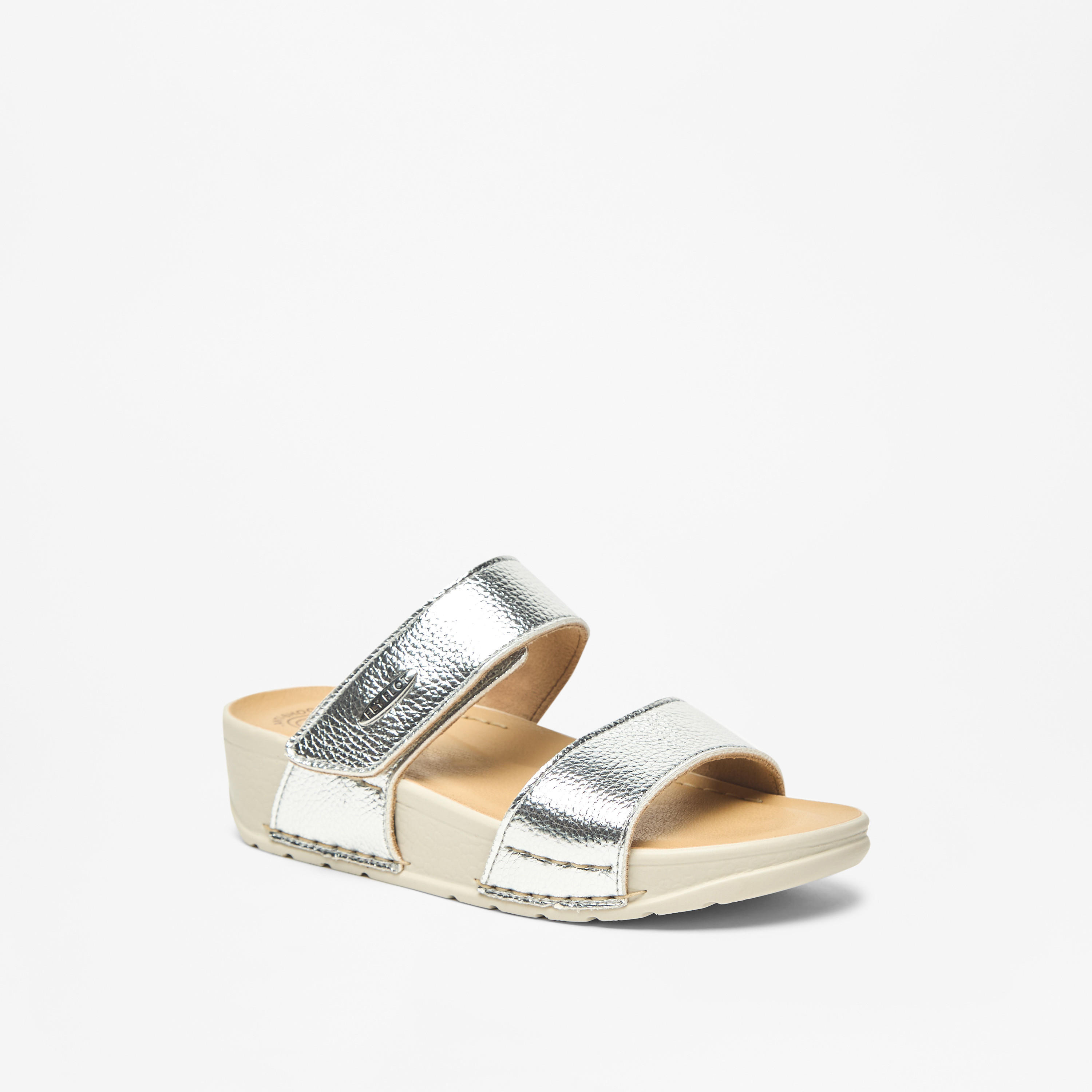 FlyFlot Textured Slip-On Flatform Sandals-women-shoes-flats-sandals-image-1