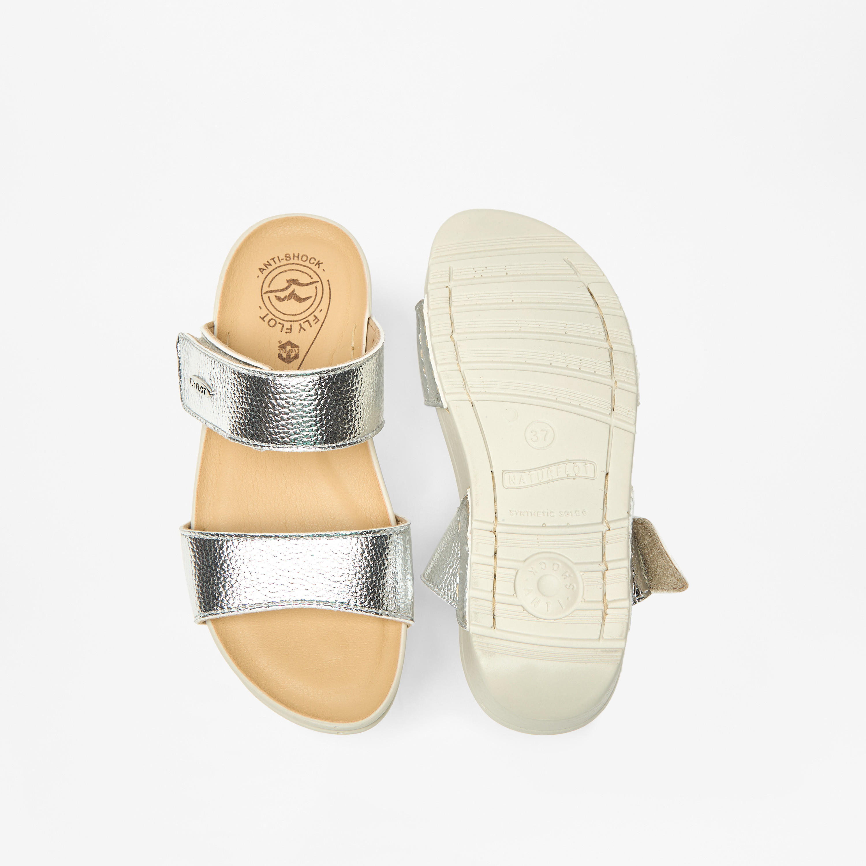 FlyFlot Textured Slip-On Flatform Sandals-women-shoes-flats-sandals-image-4