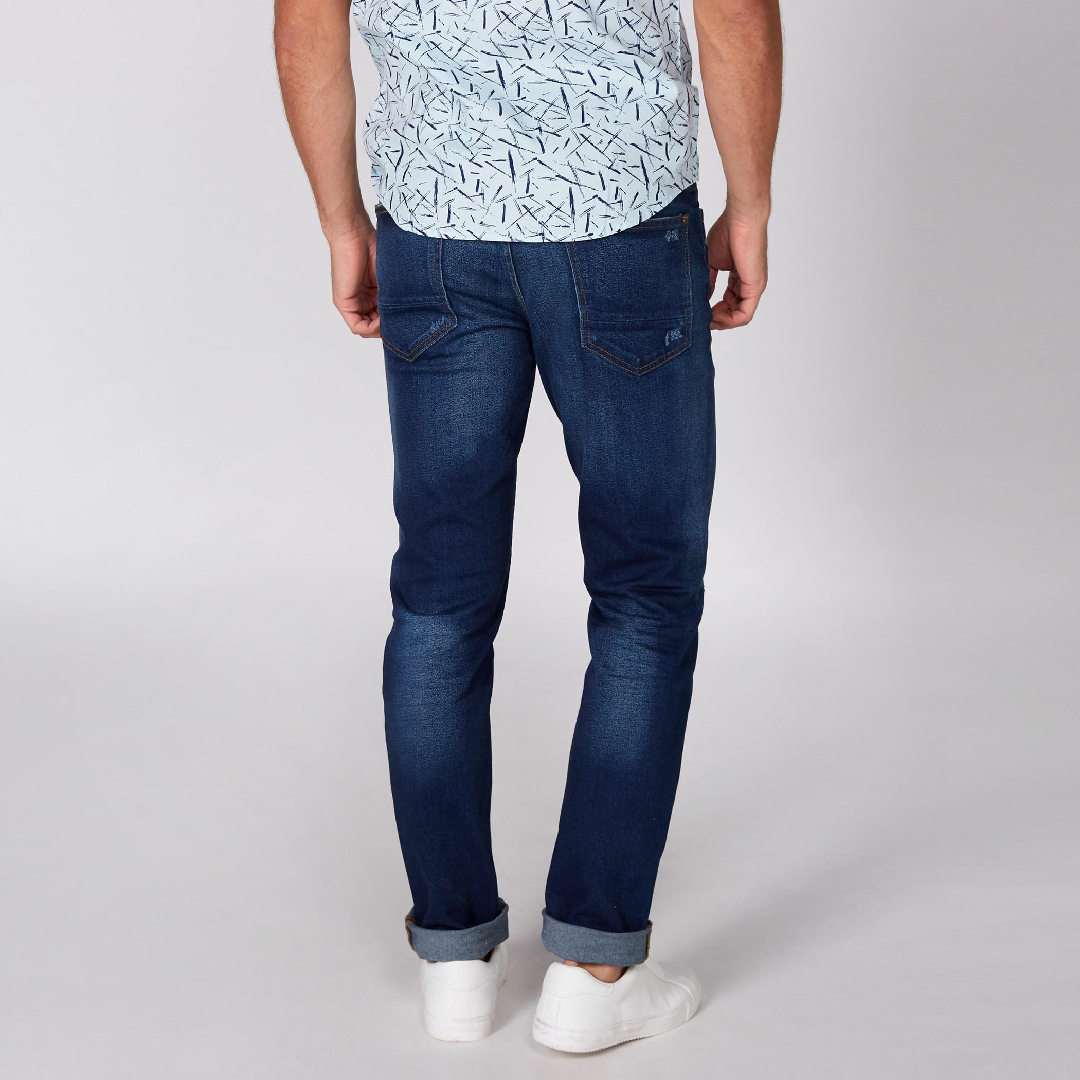 Full Length Jeans with Button Closure and Pocket Detail-men-clothing-bottoms-jeans-image-5