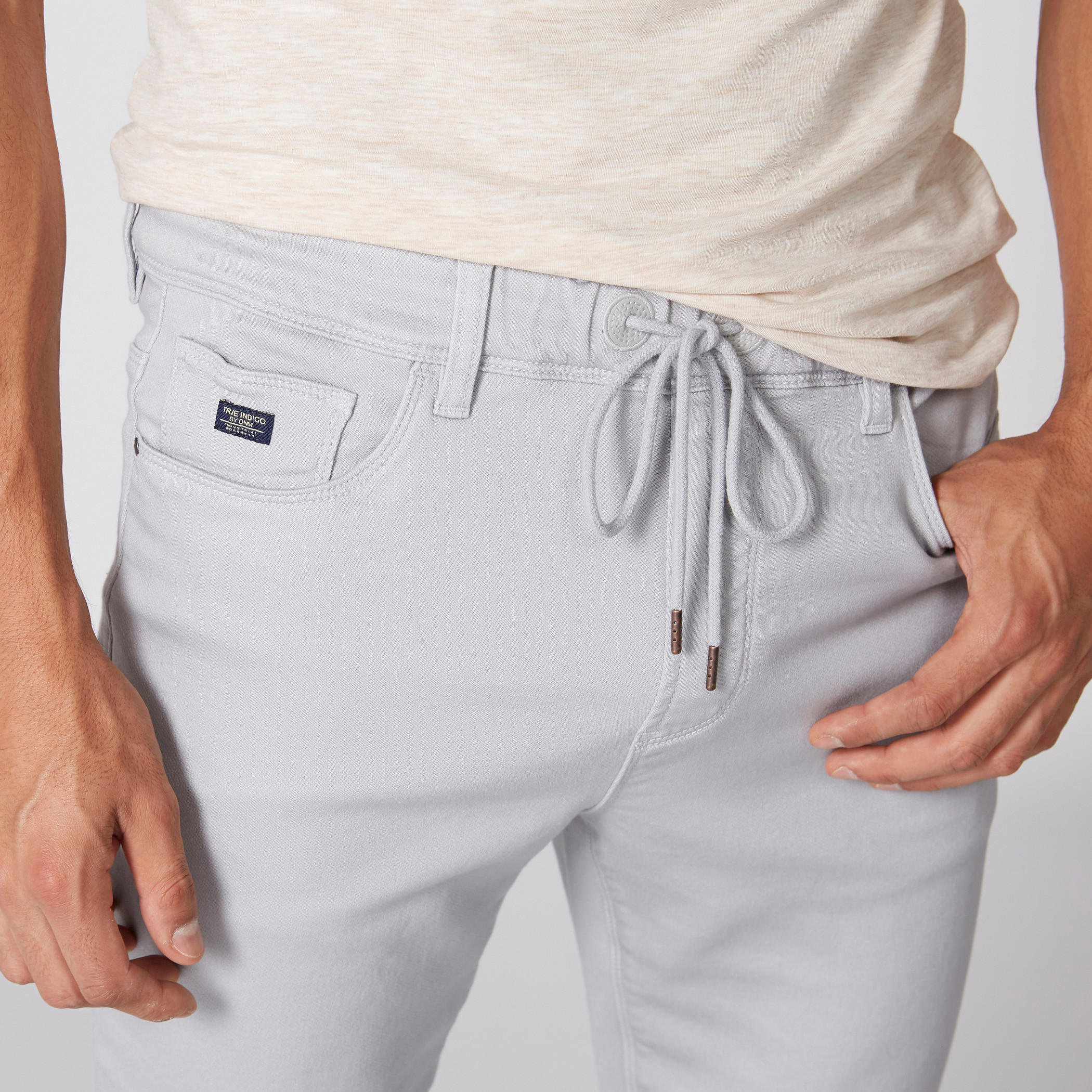 بنطال طويل بخصر مطاطي وجيوب-men-clothing-bottoms-trousersandchinos-trousers-image-3