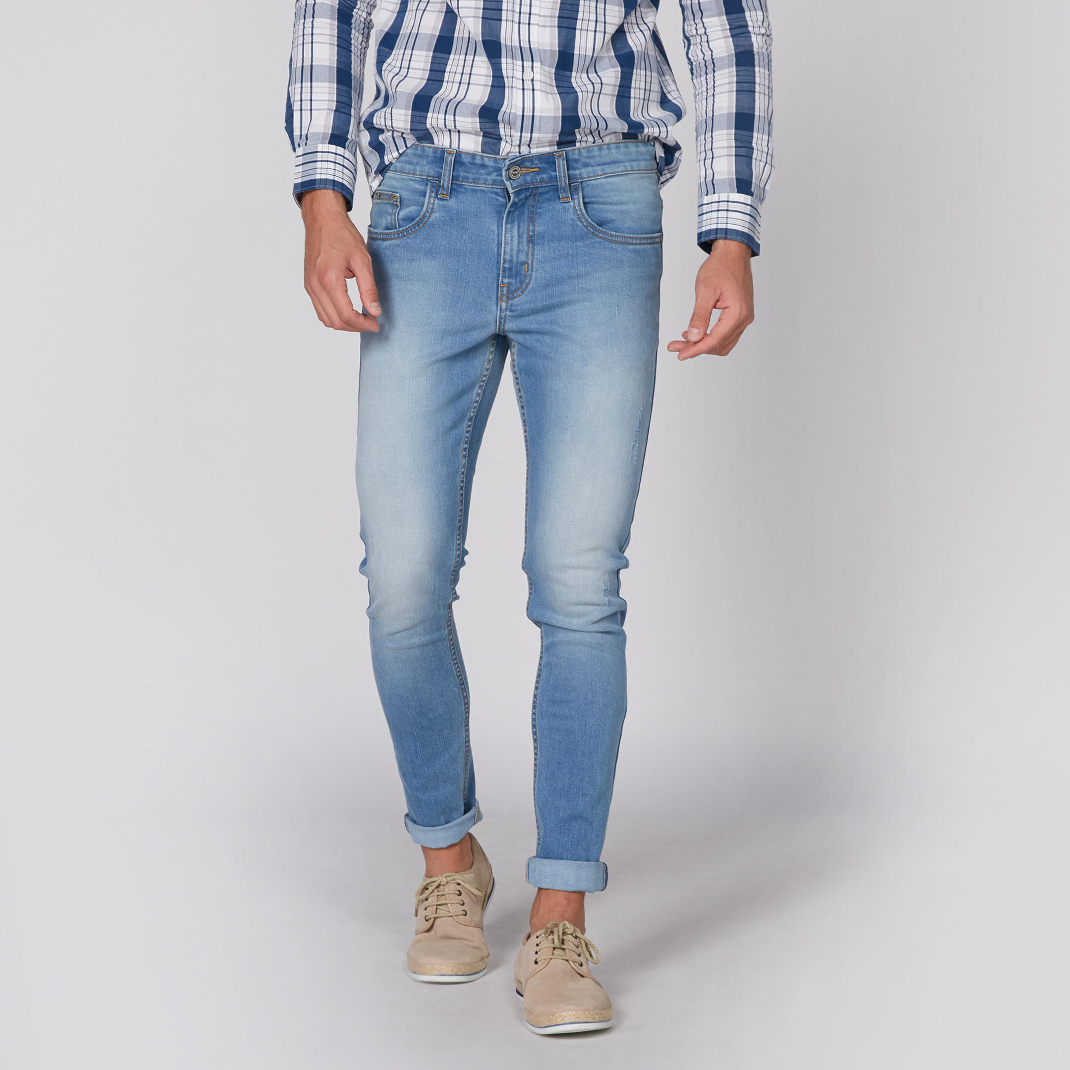 Full Length Jeans with Button Closure and Pocket Detail-men-clothing-bottoms-jeans-image-1