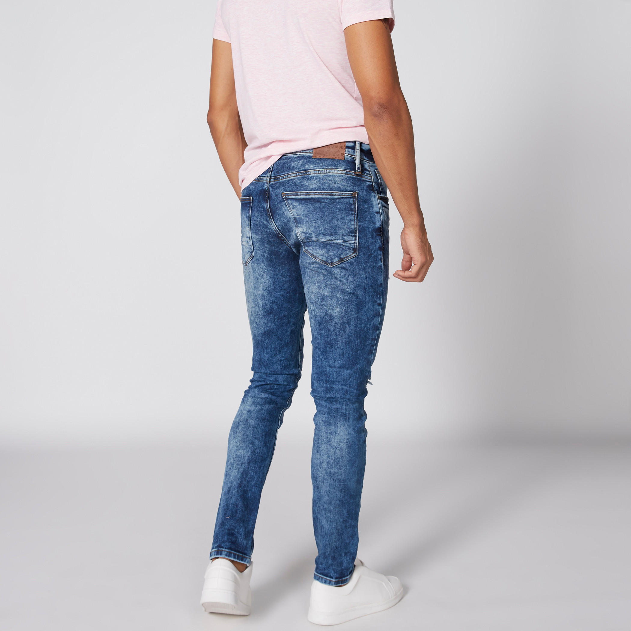 بنطال جينز طويل بتصميم ممزق وزر إغلاق وجيوب-men-clothing-bottoms-jeans-image-2