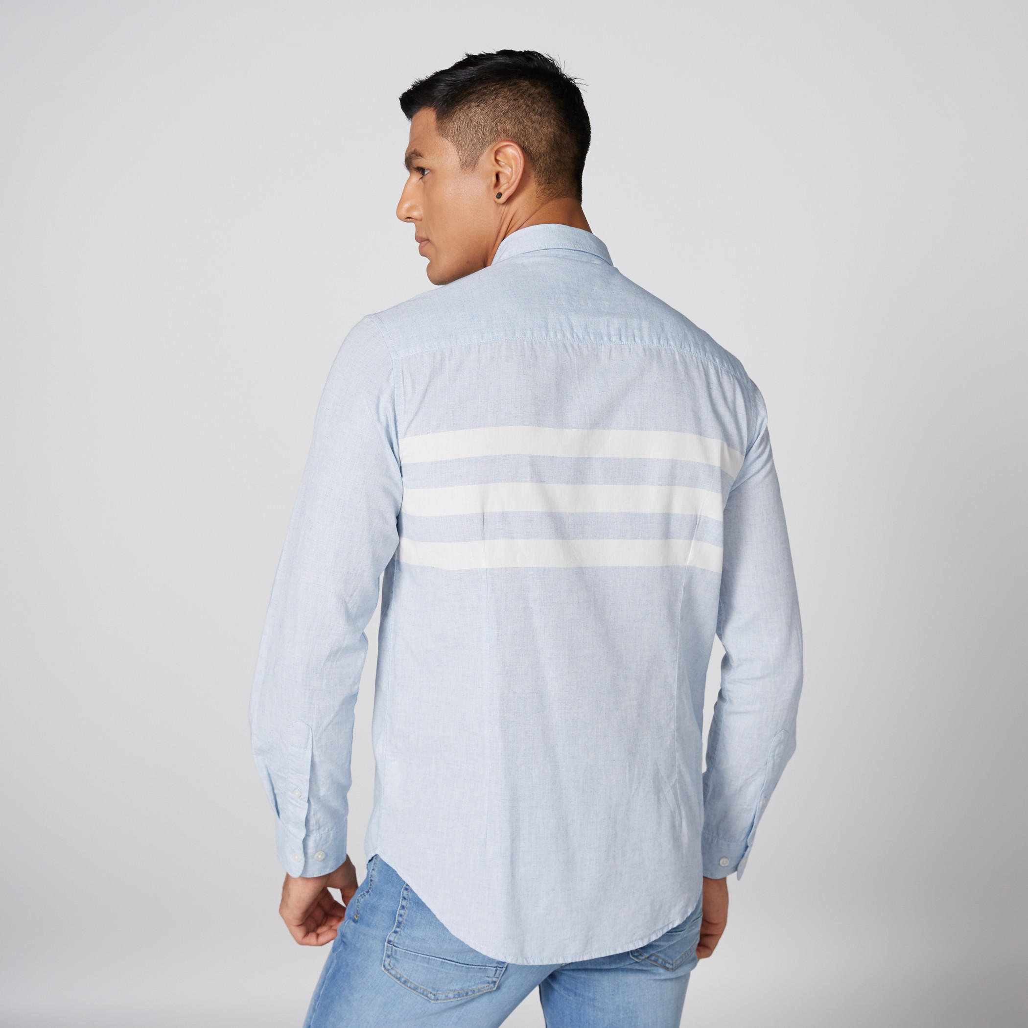 قميص مقلّم بأكمام طويلة وأزرار-men-clothing-shirts-image-2
