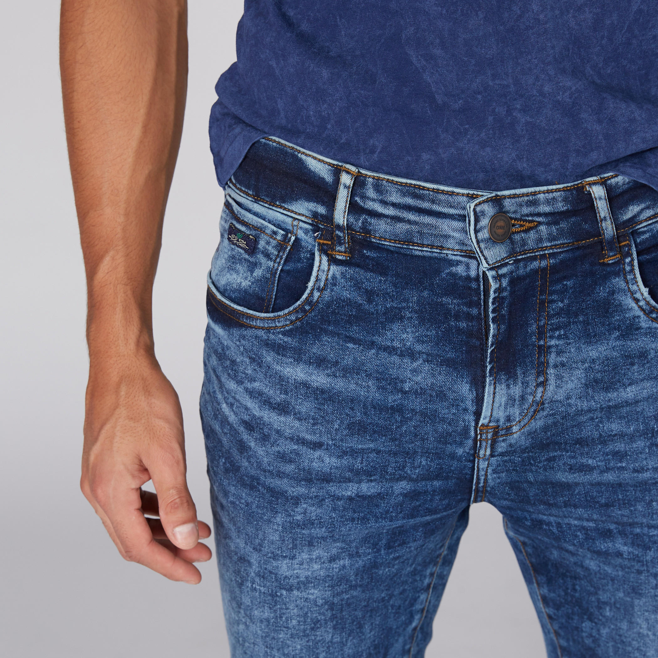 Full Length Jeans with Button Closure and Pocket Detail-men-clothing-bottoms-jeans-image-2