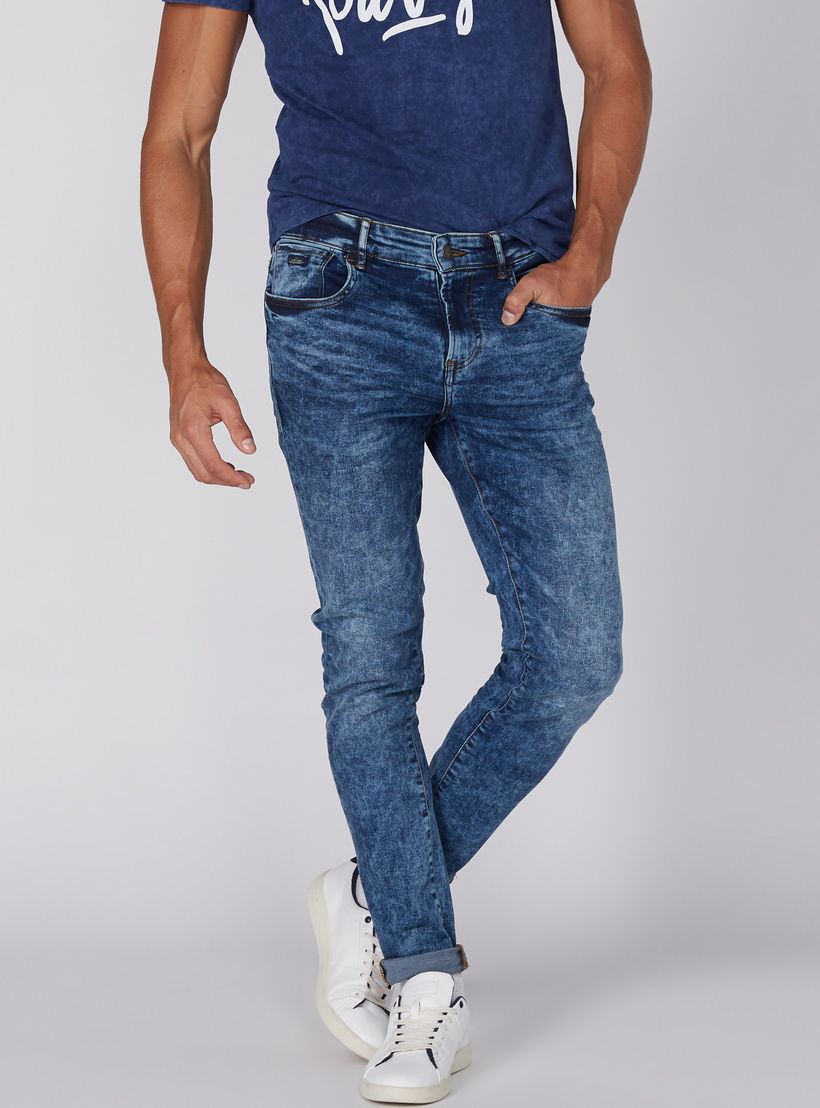 Full Length Jeans with Button Closure and Pocket Detail-men-clothing-bottoms-jeans-image-3