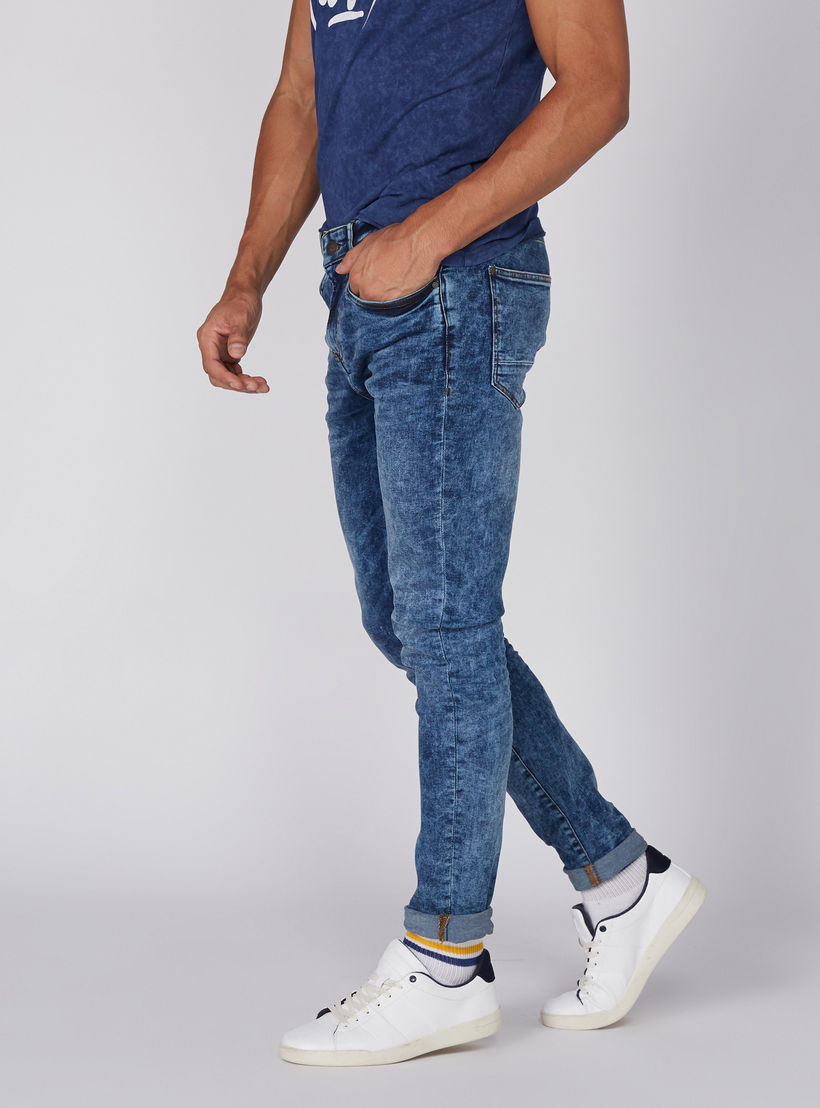 Full Length Jeans with Button Closure and Pocket Detail-men-clothing-bottoms-jeans-image-4