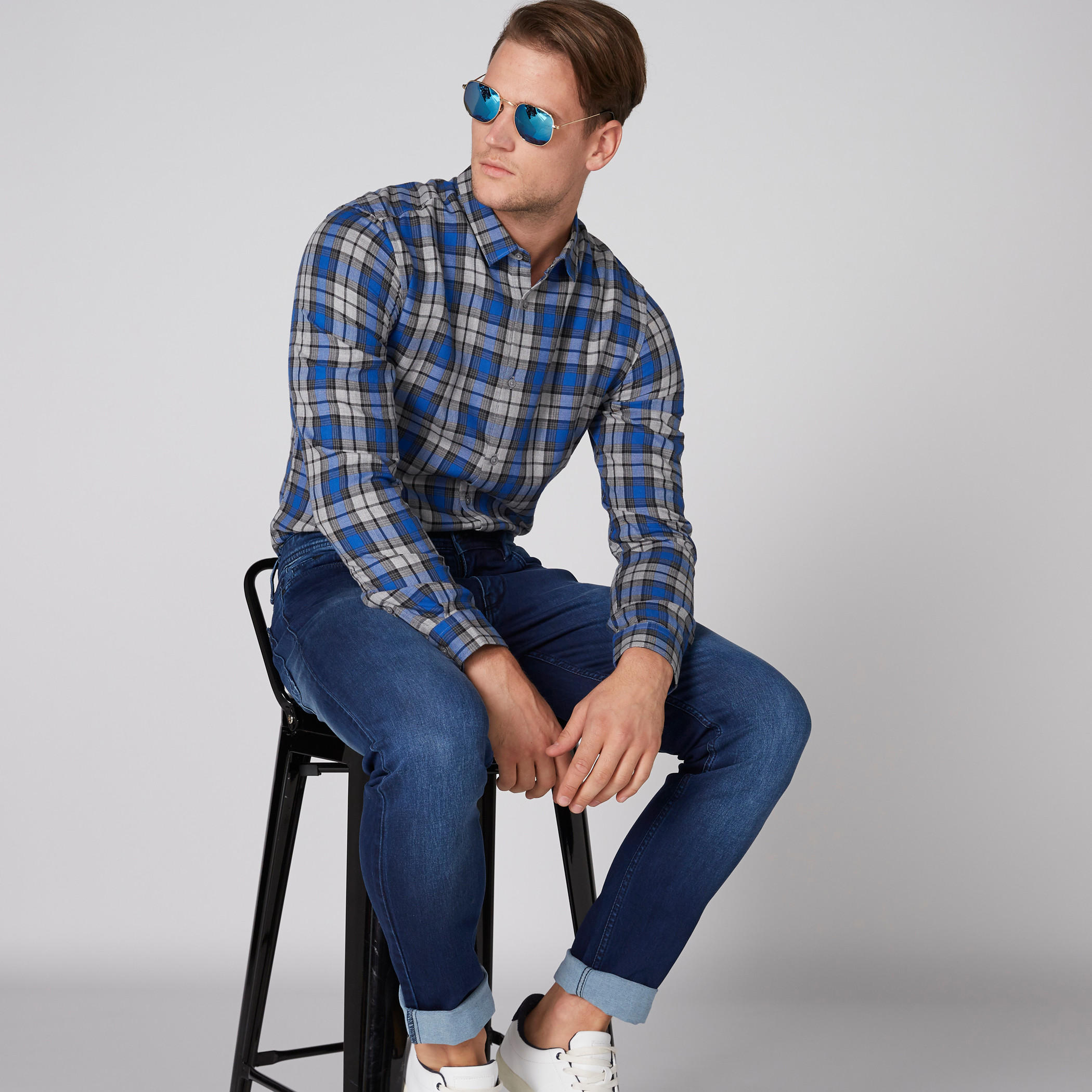 بنطال جينز طويل بزر إغلاق وجيوب-men-clothing-bottoms-jeans-image-3
