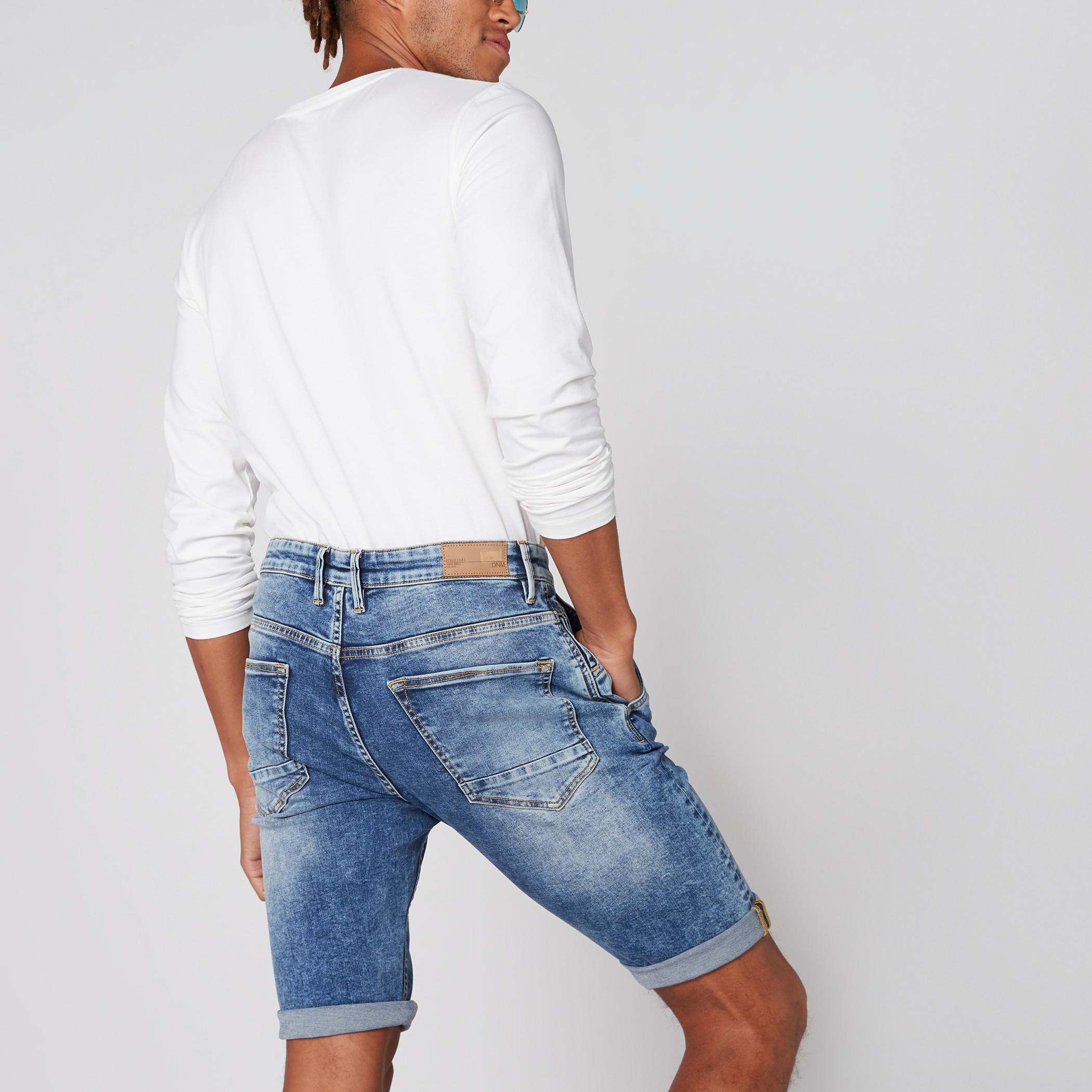 شورت من الدينم بزر إغلاق وجيوب-men-clothing-bottoms-shorts-image-2