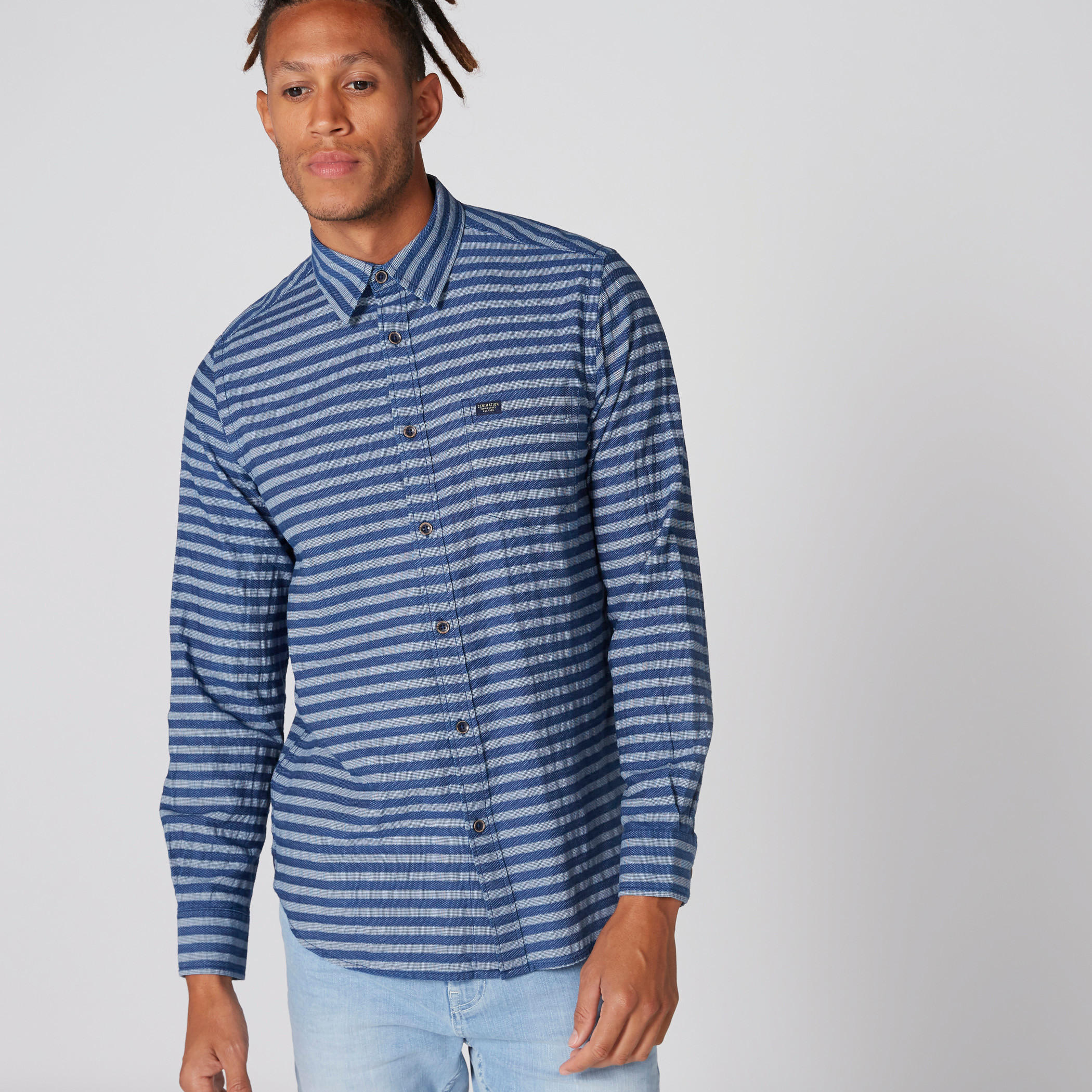 قميص مقلّم بأكمام طويلة وأزرار-men-clothing-shirts-image-3