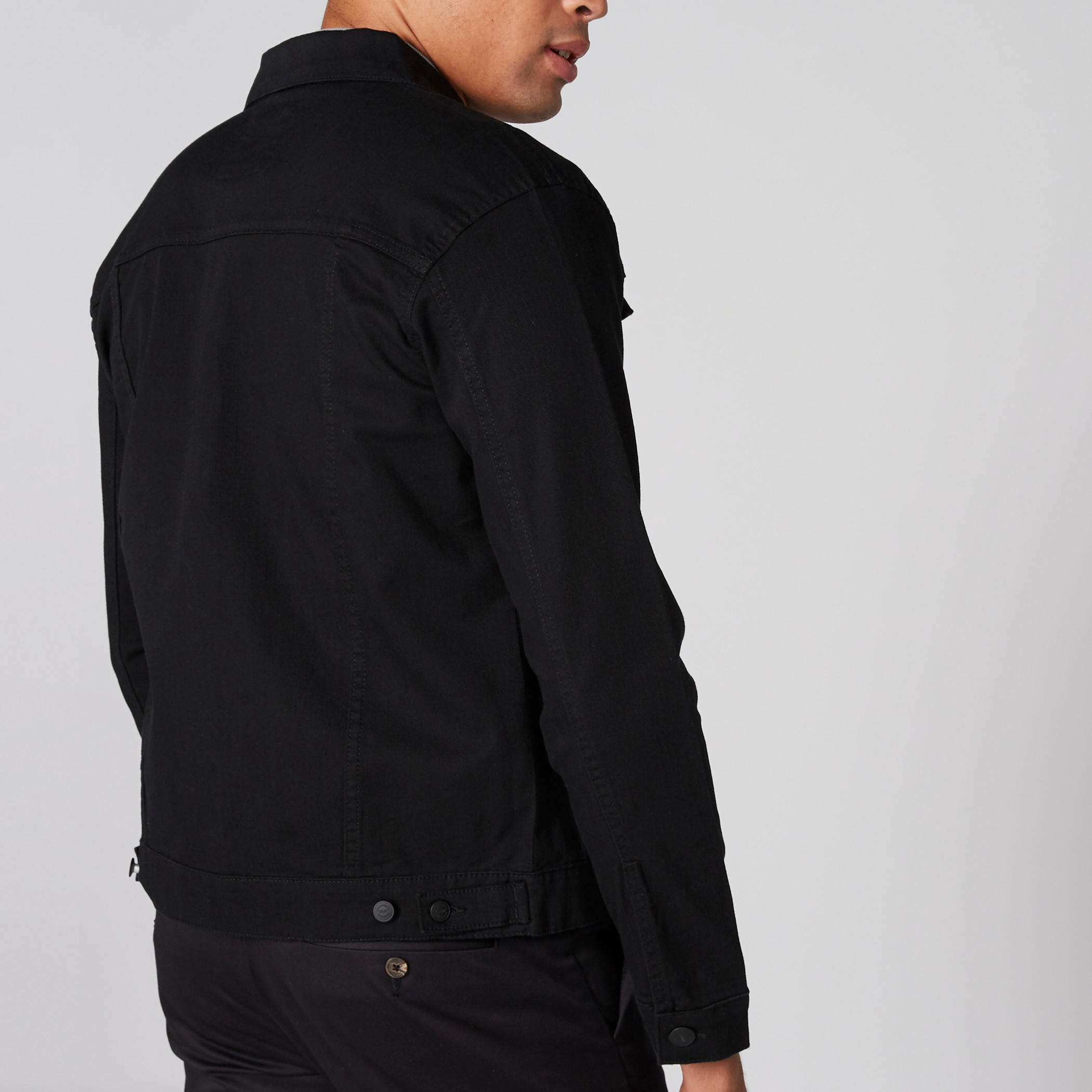 جاكيت تراكر من الديkم بأكمام طويلة وجيوب-men-clothing-jacketsandblazers-jackets-image-2