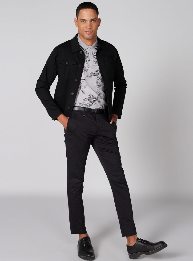 جاكيت تراكر من الديkم بأكمام طويلة وجيوب-men-clothing-jacketsandblazers-jackets-image-3