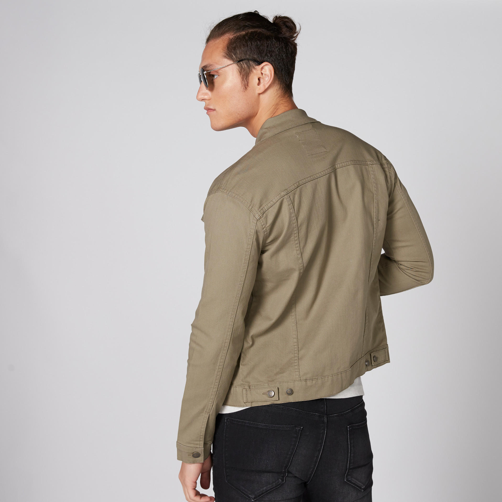 Denim Jacket with Long Sleeves and Complete Placket-men-clothing-jacketsandblazers-jackets-image-2