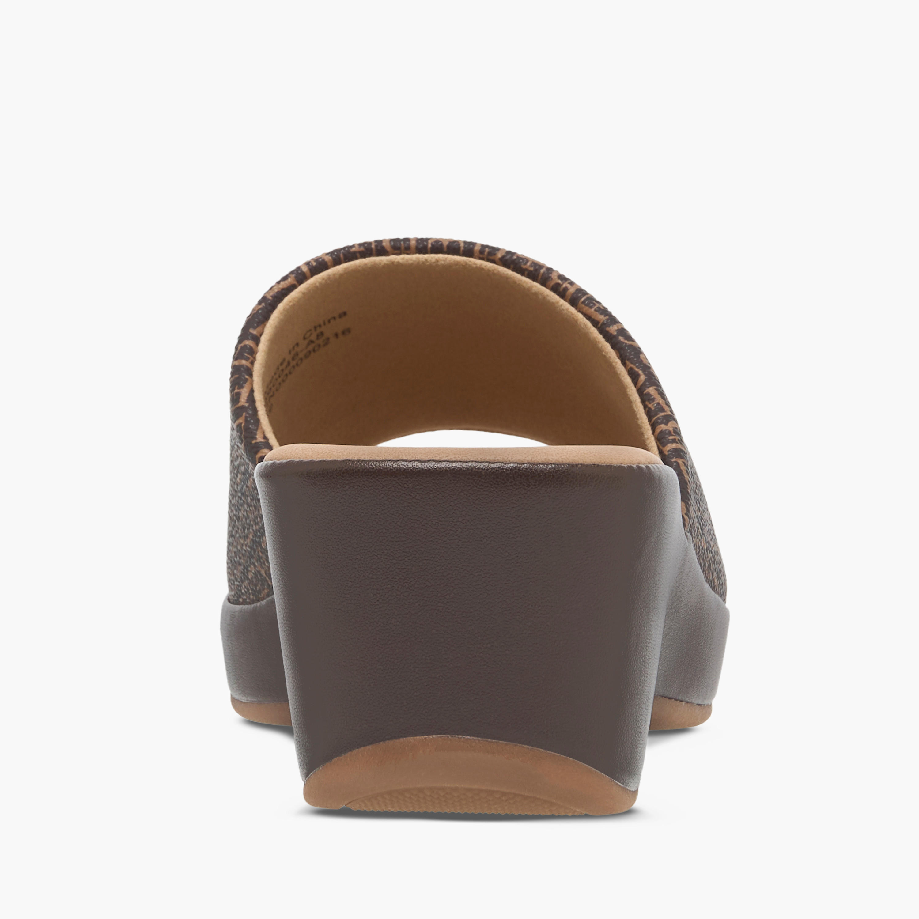 صندل سهل الارتداء بكعب ويدج وطبعات مونوجرام من فلورا بيلا-women-shoes-sandals-heeled-image-5