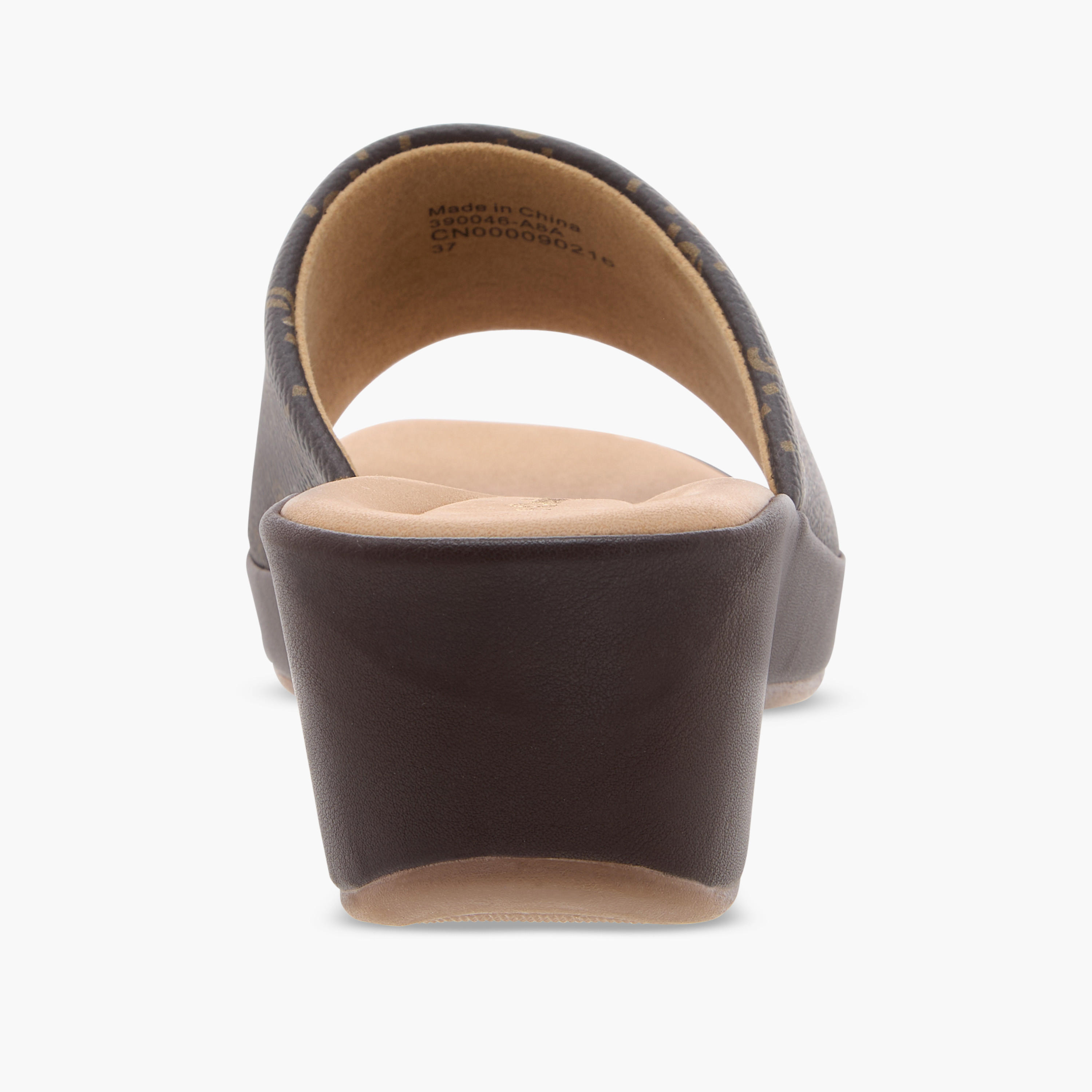 Le Confort Monogram Slip-On Sandals with Wedge Heels-women-shoes-sandals-heeled-image-5