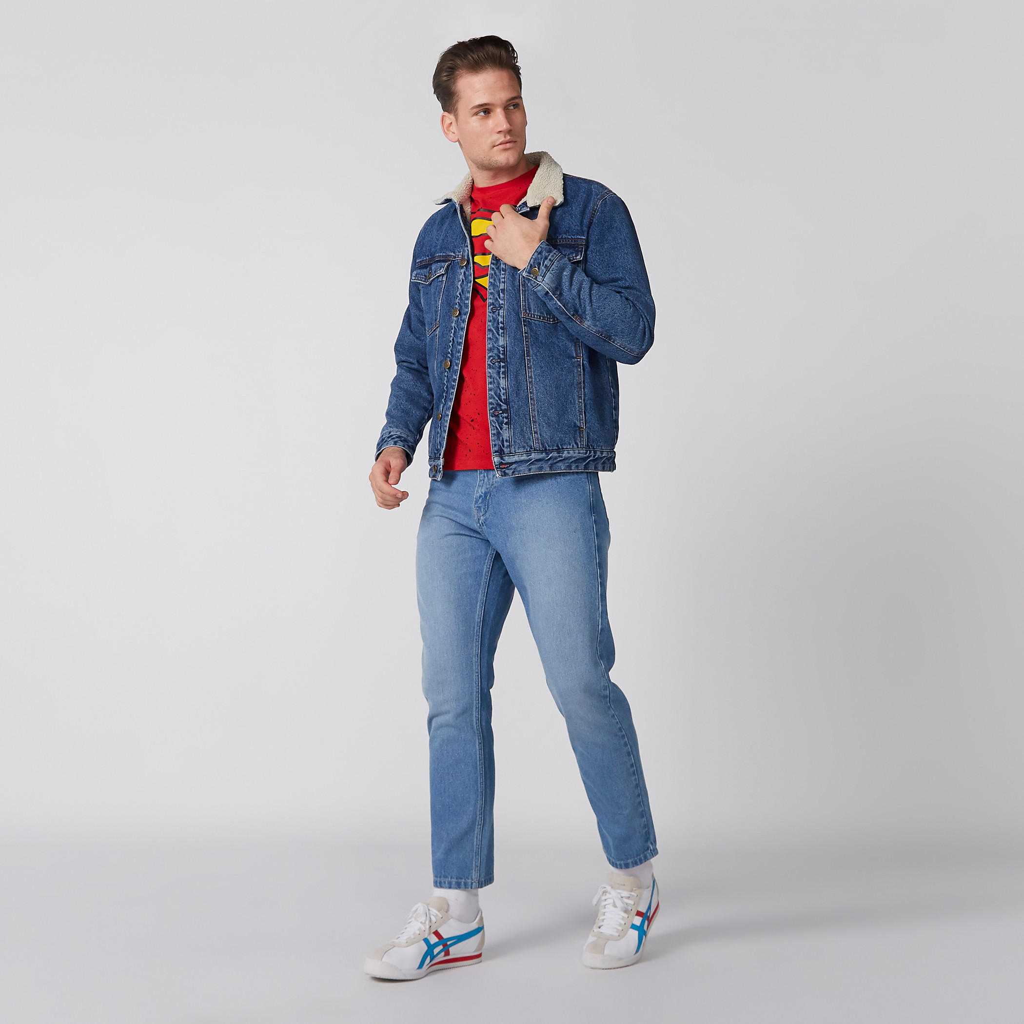 Pocket Detail Jeans with Button Closure-men-clothing-bottoms-jeans-image-2