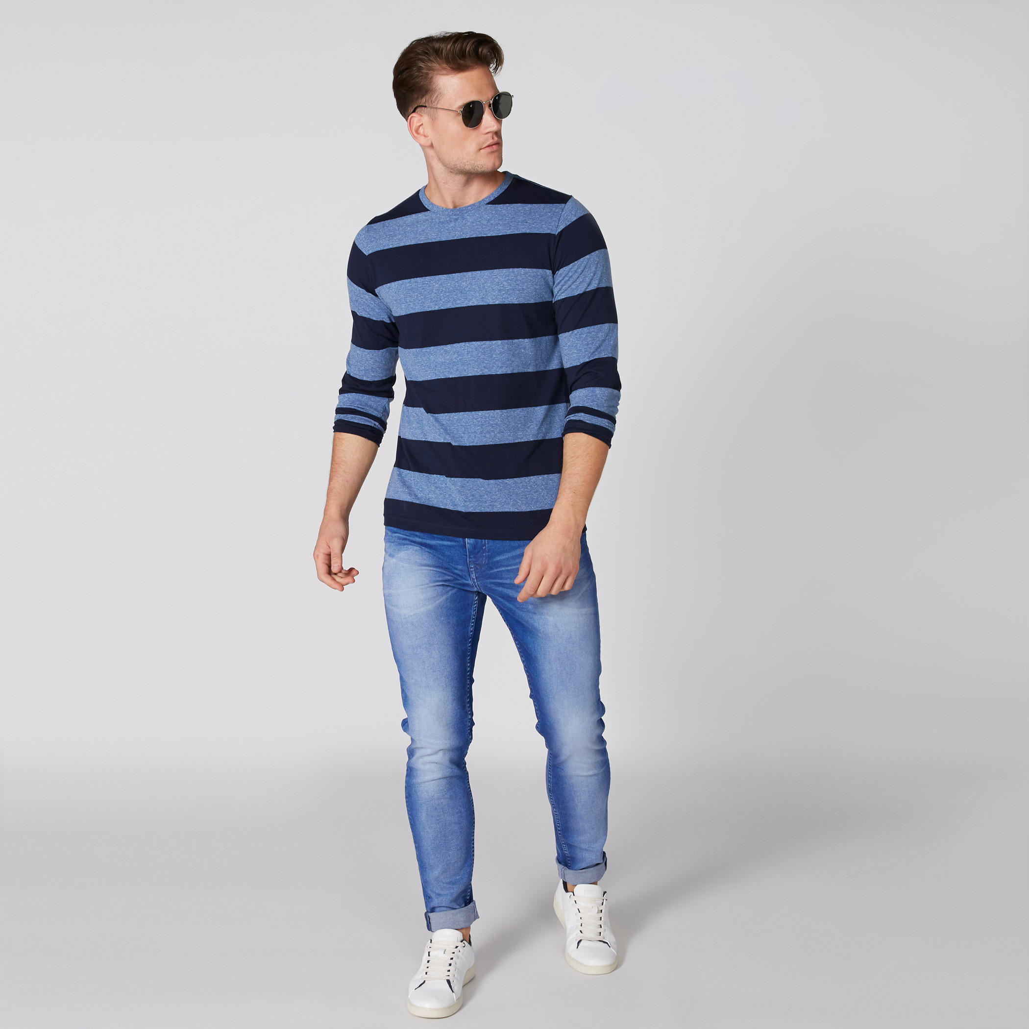 بنطال جينز طويل بزر إغلاق وجيوب-men-clothing-bottoms-jeans-image-1
