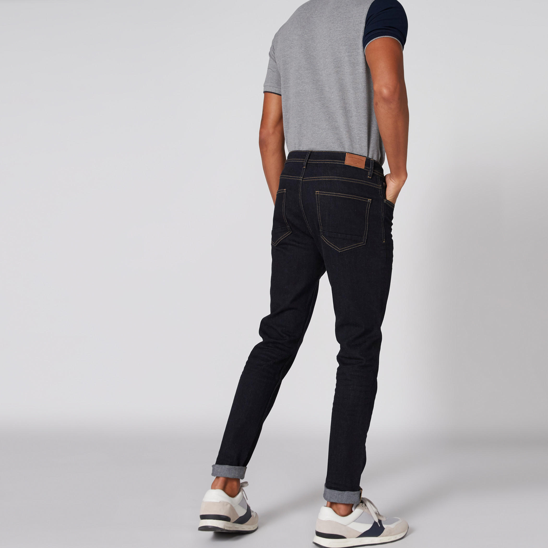 Full Length Jeans with Button Closure and Pocket Detail-men-clothing-bottoms-jeans-image-2