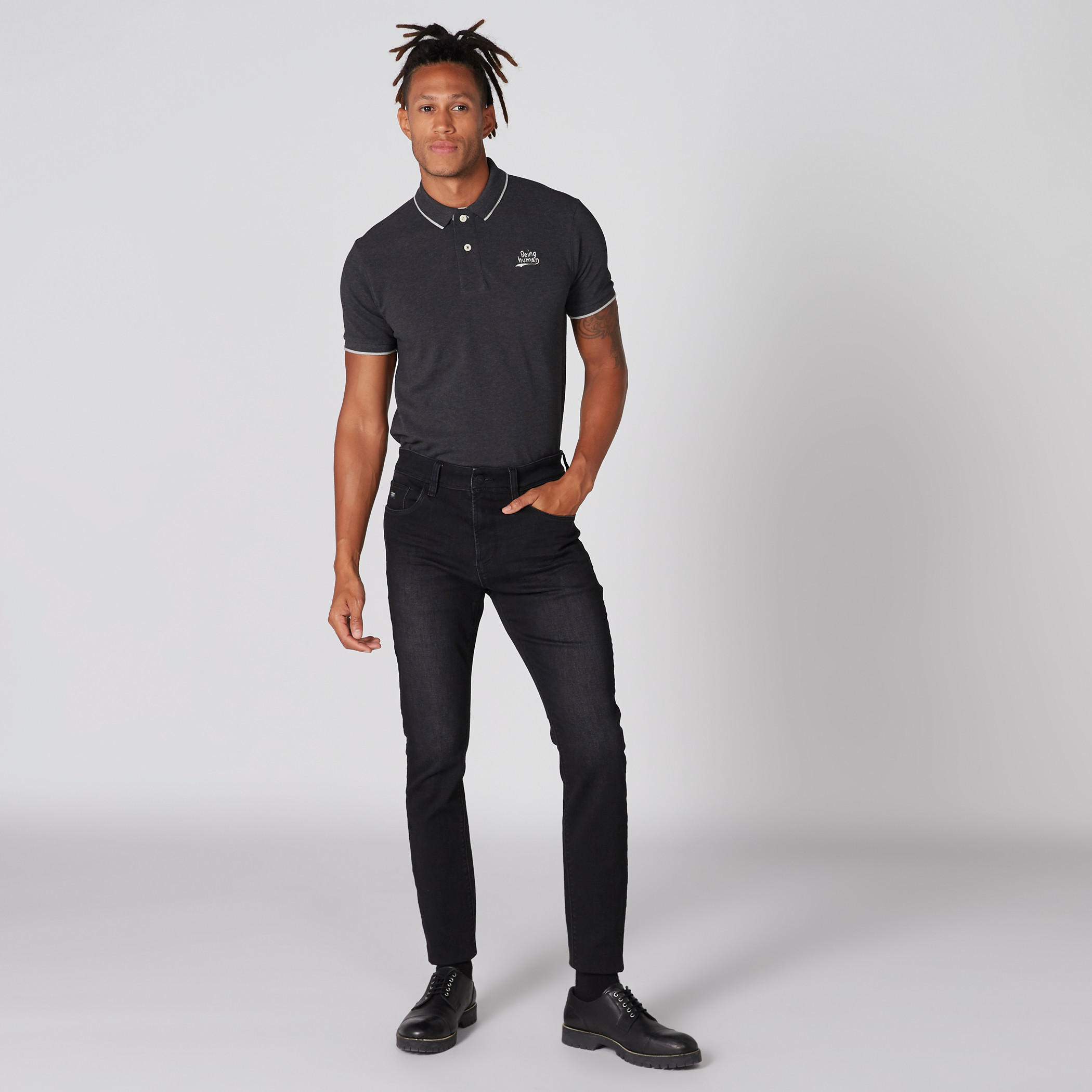 بنطال جينز طويل بزر إغلاق وجيوب-men-clothing-bottoms-jeans-image-1