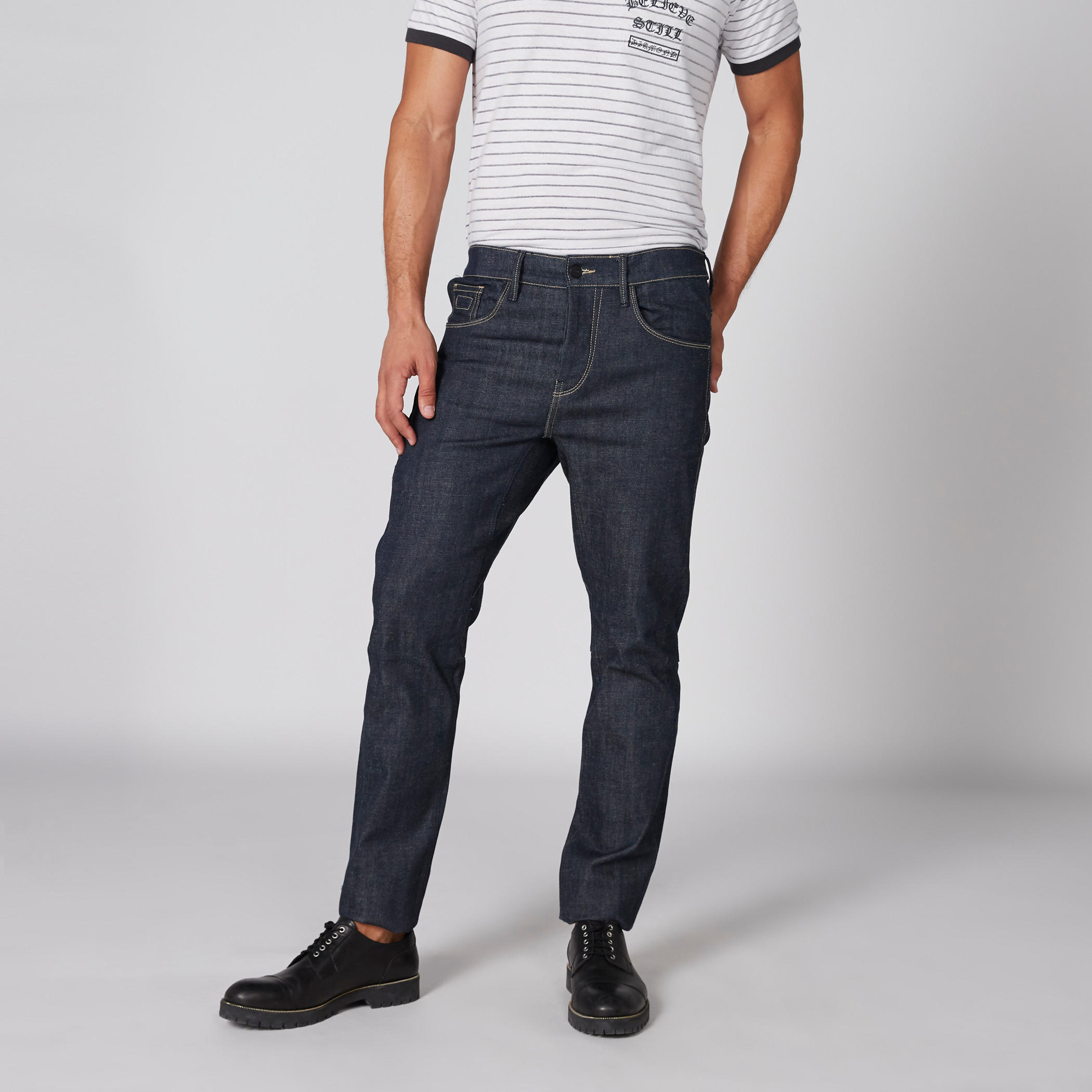 Full Length Jeans with Button Closure and Pocket Detail-men-clothing-bottoms-jeans-image-1
