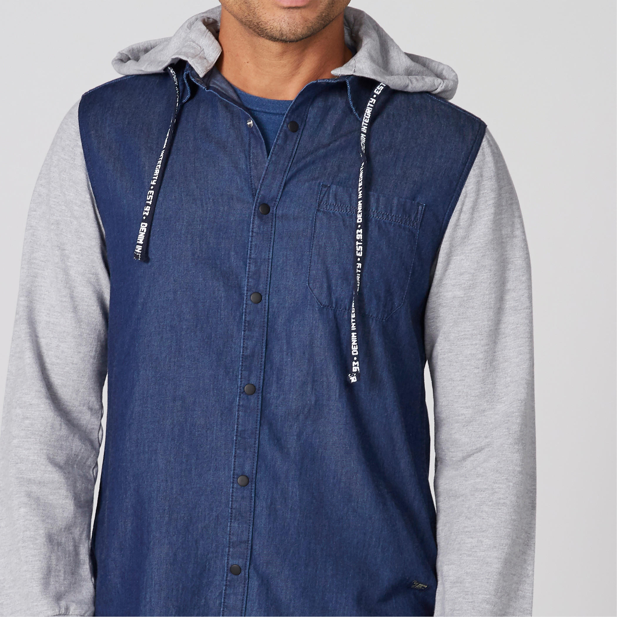 Long Sleeves Jacket with Complete Placket and Hood-men-clothing-shirts-image-4