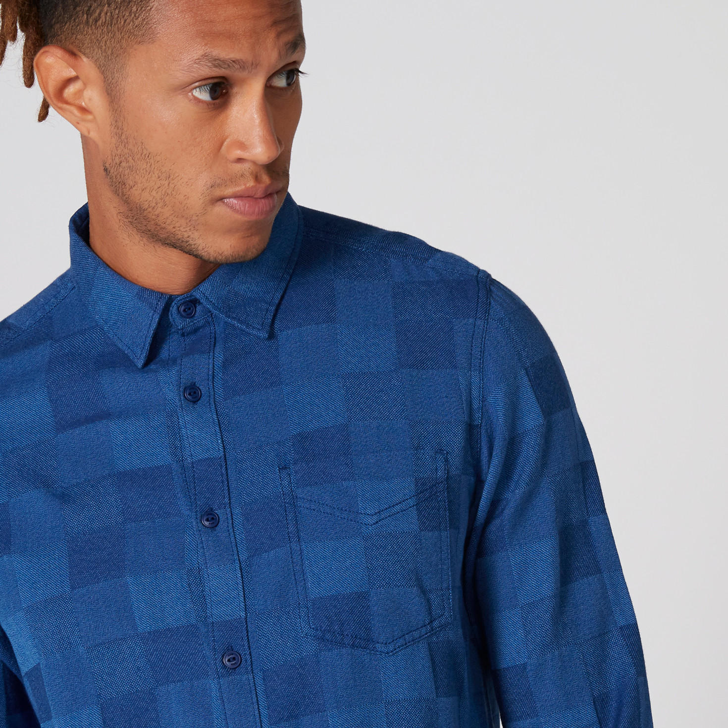 قميص كاروهات بأكمام طويلة وأزرار-men-clothing-shirts-image-4