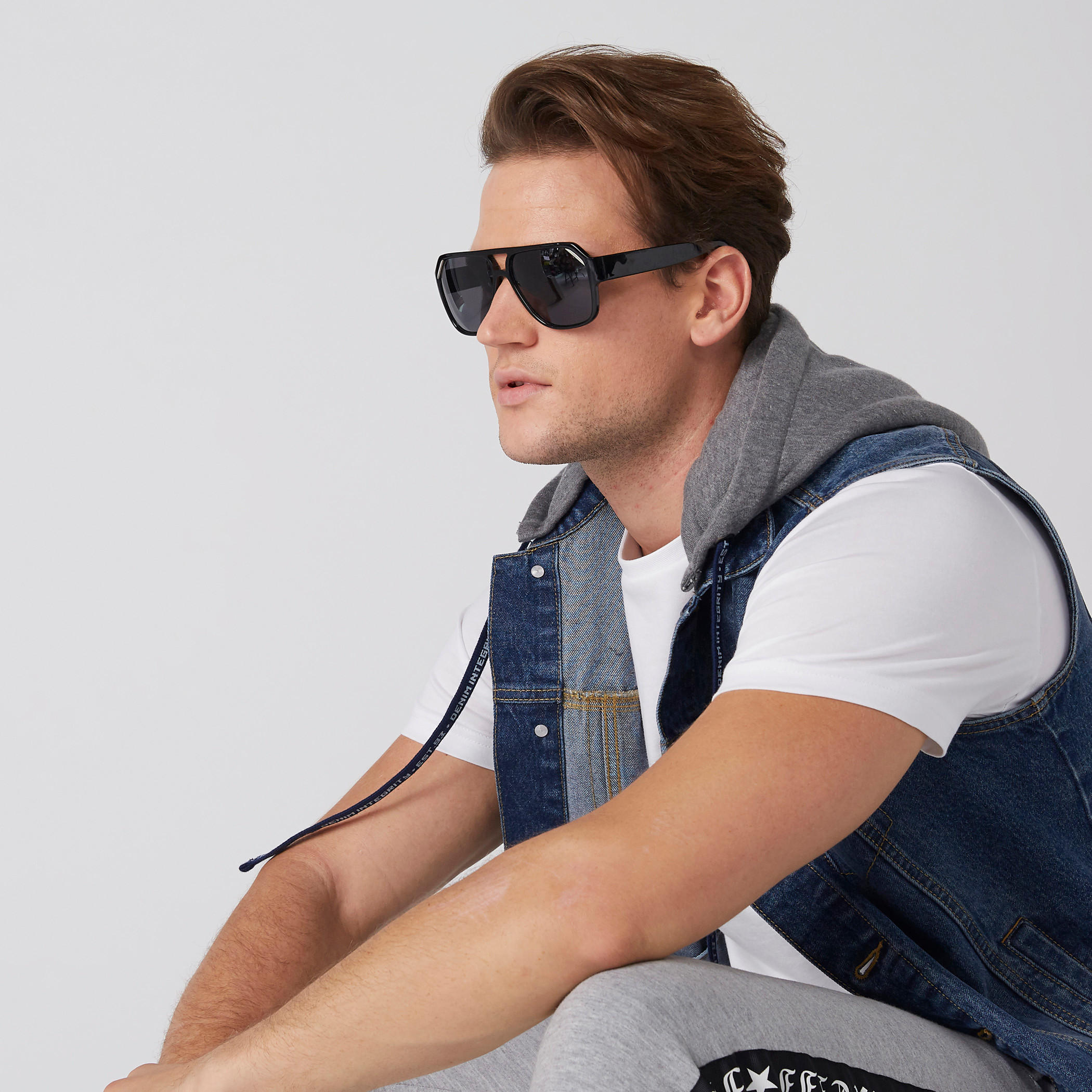 Sleeveless Denim Jacket with Hood and Button Closure-men-clothing-jacketsandblazers-jackets-image-3