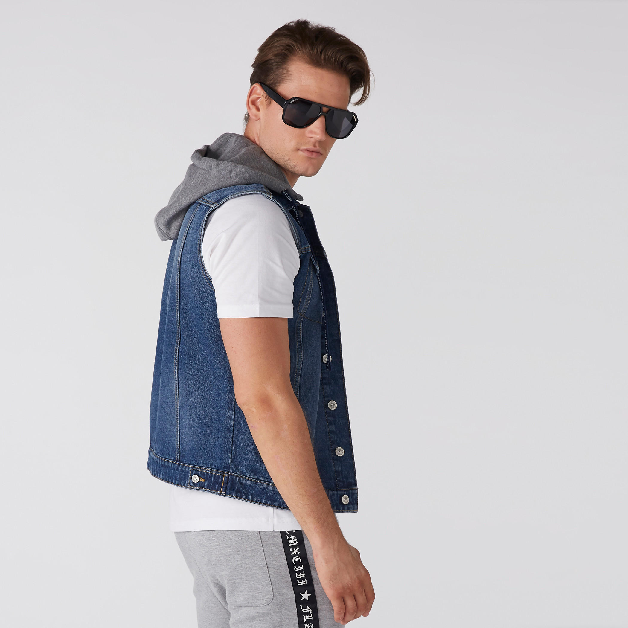 Sleeveless Denim Jacket with Hood and Button Closure-men-clothing-jacketsandblazers-jackets-image-6