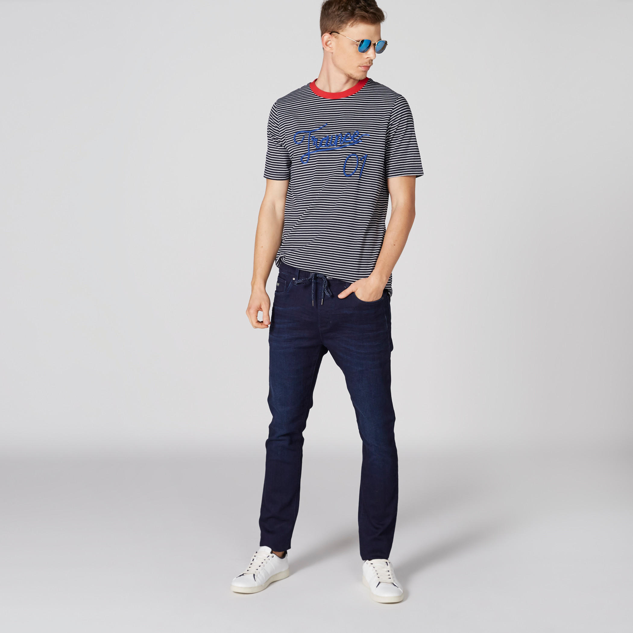 بنطال دينم بخصر مطاطي ورباط وجيوب-men-clothing-bottoms-jeans-image-3