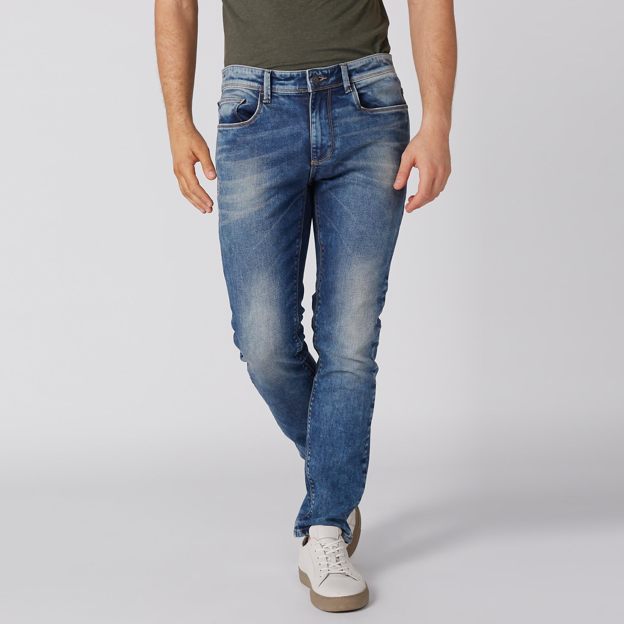 Full Length Jeans with Button Closure and Pocket Detail-men-clothing-bottoms-jeans-image-2