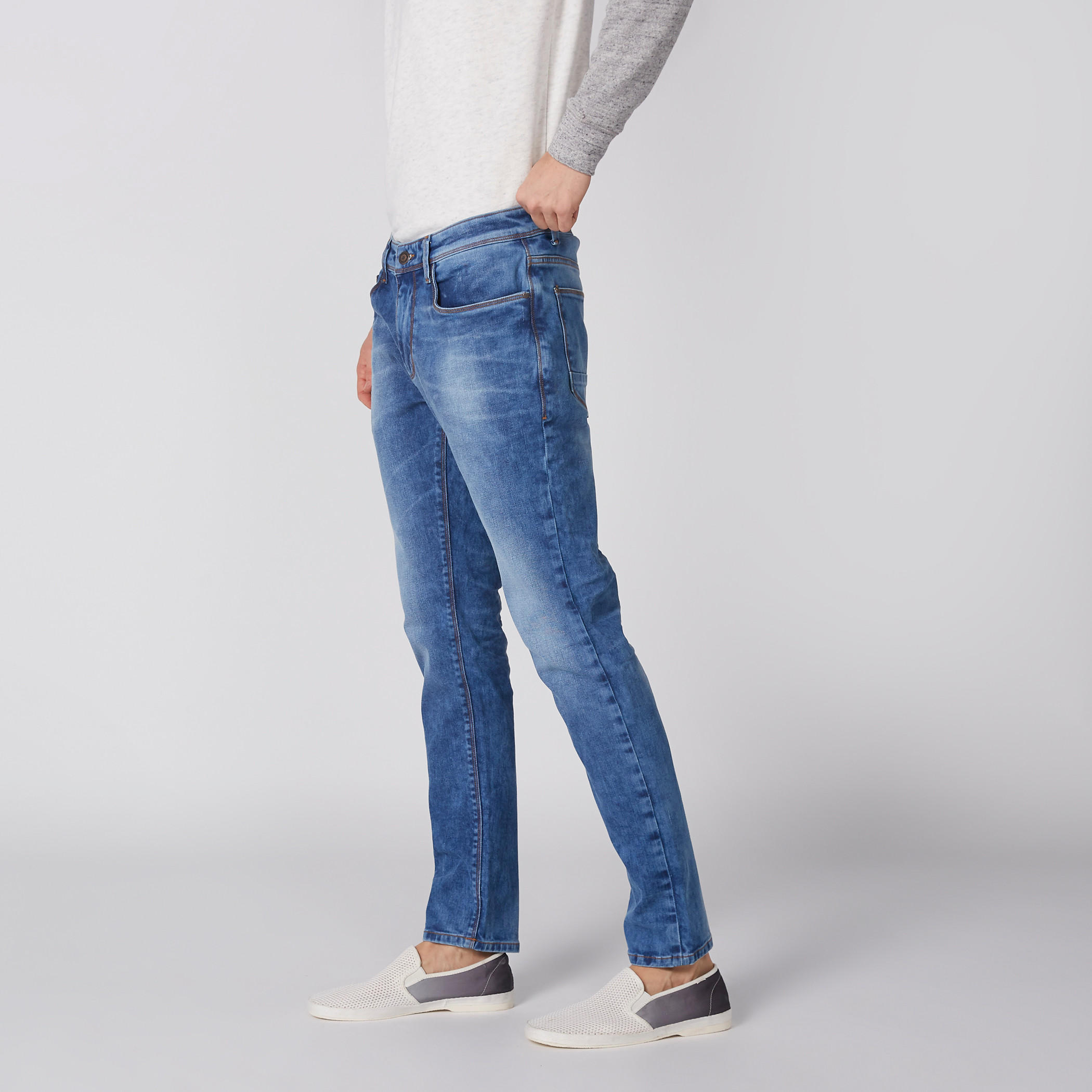 Textured Denim Jean with Button Closure-men-clothing-bottoms-jeans-image-3