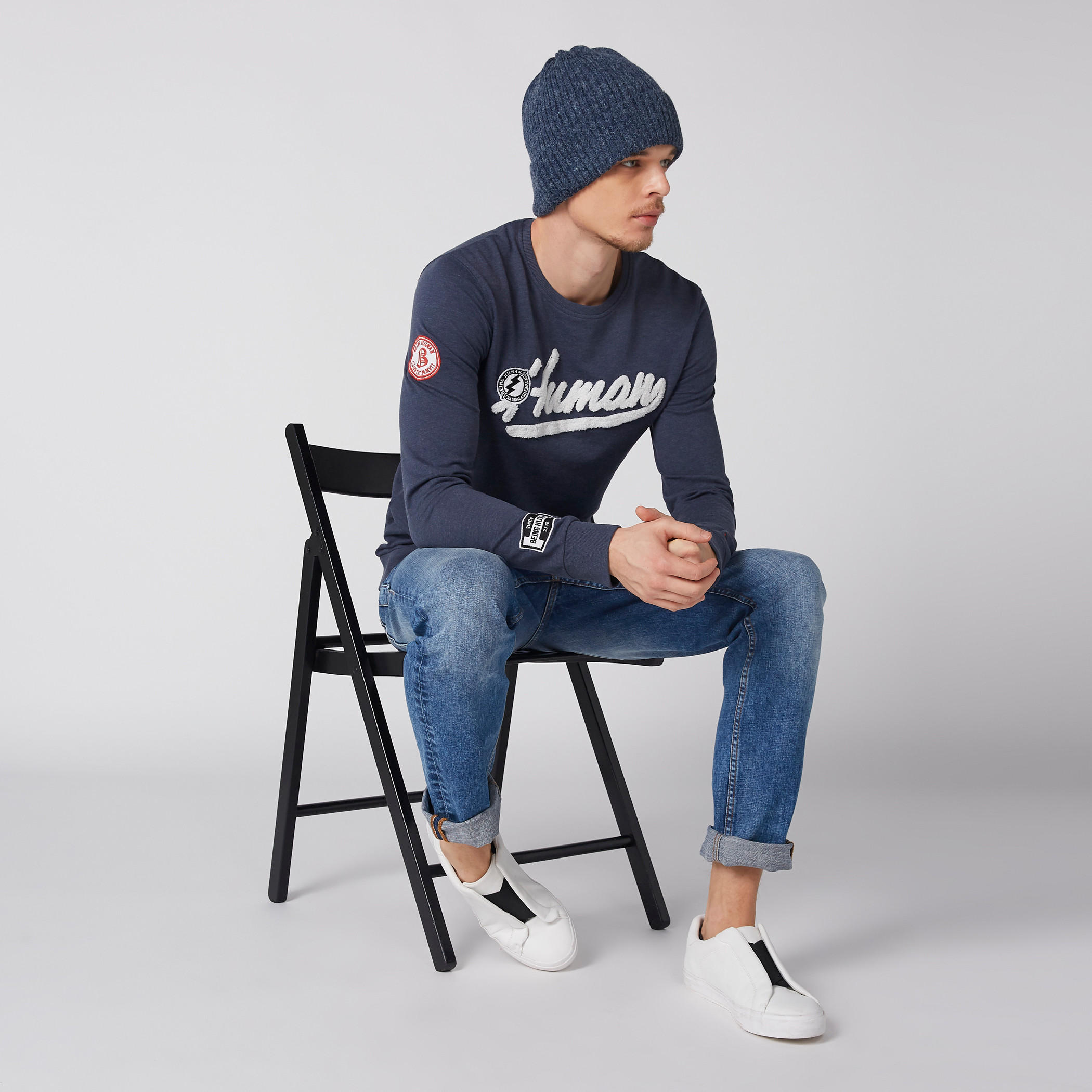 Full Length Jeans with Button Closure and Pocket Detail-men-clothing-bottoms-jeans-image-2