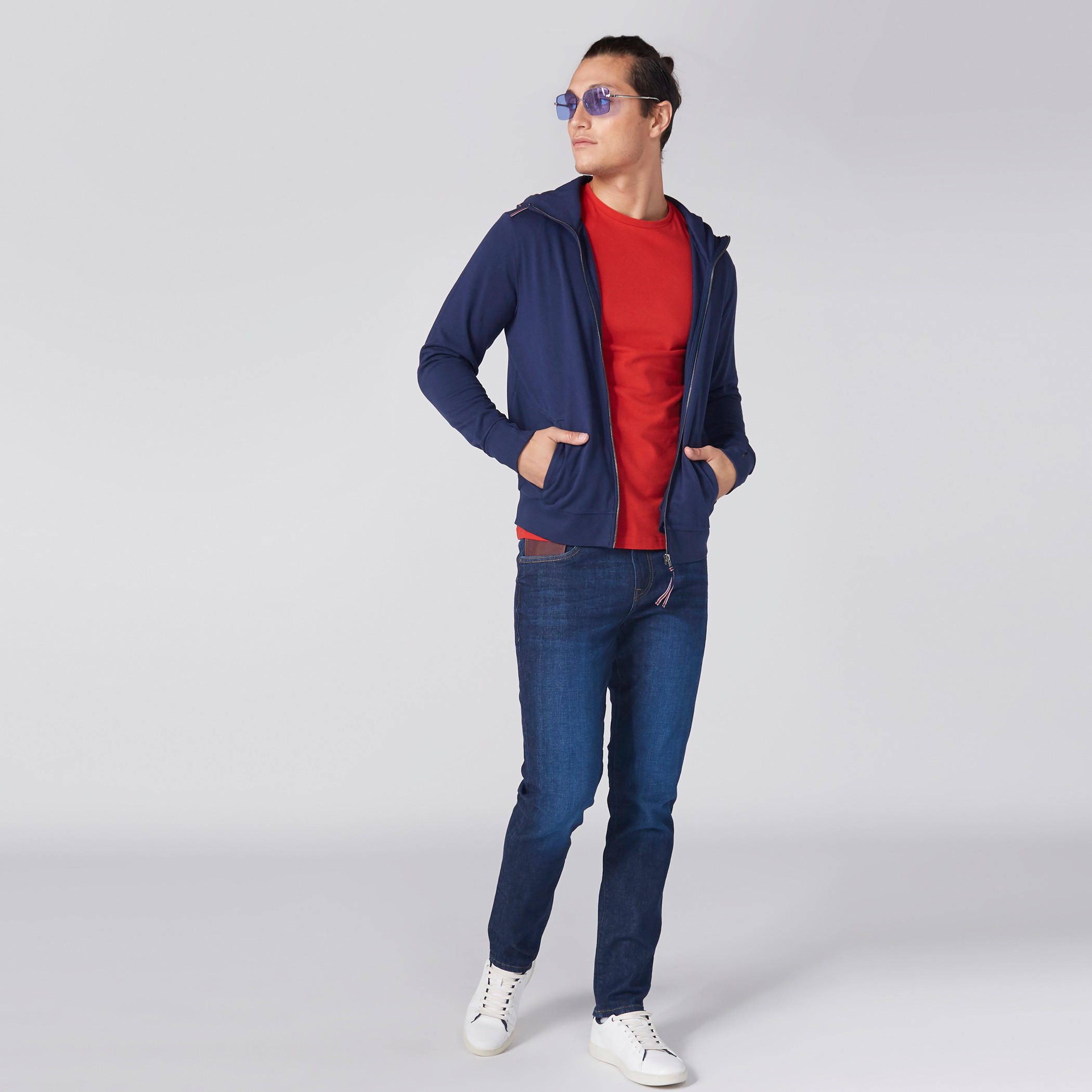Long Sleeves Jacket with Zip Closure and Hood-men-winterwear-hoodiesandsweatshirts-image-1